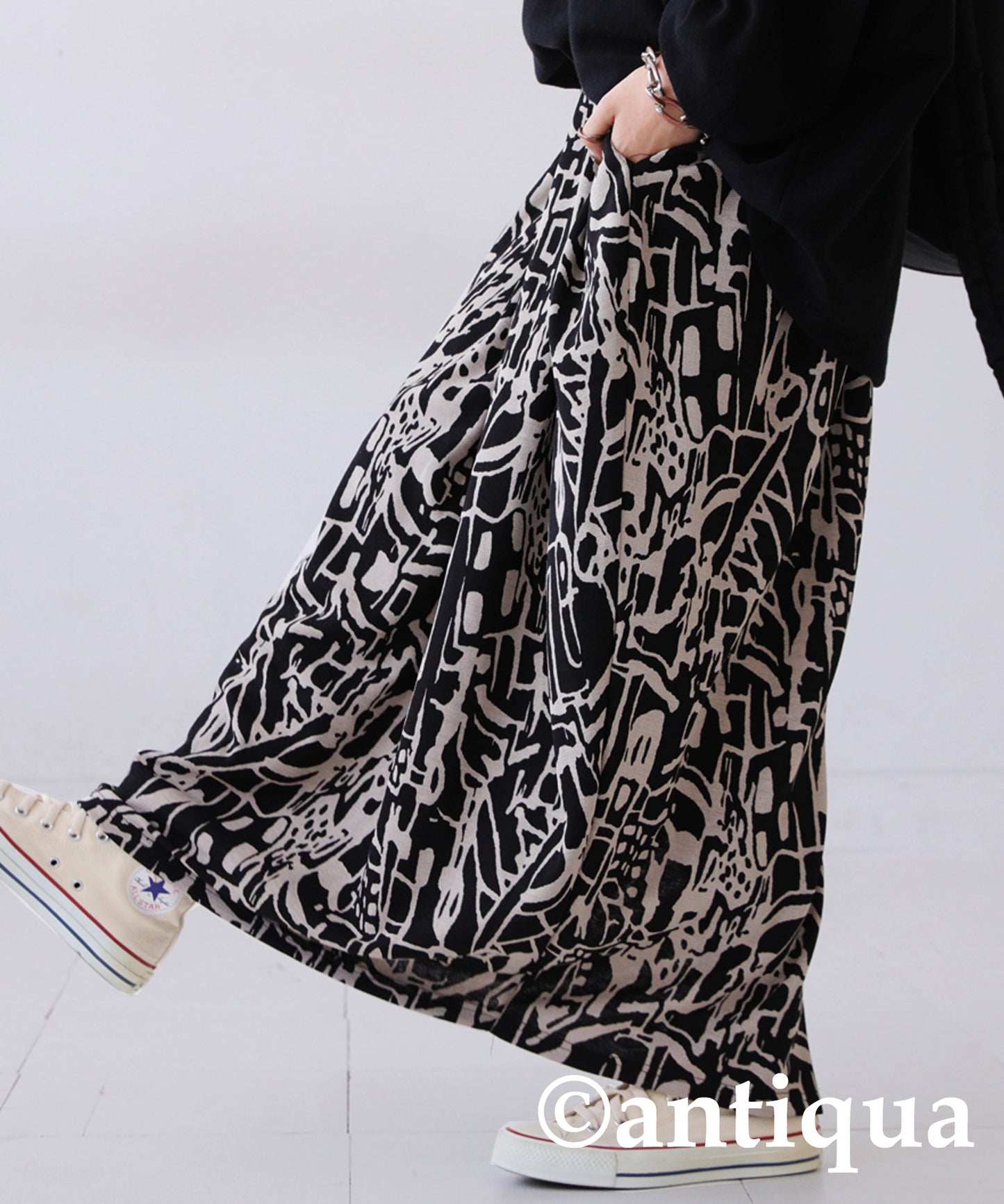 Oriental Pattern Skirt Ladies