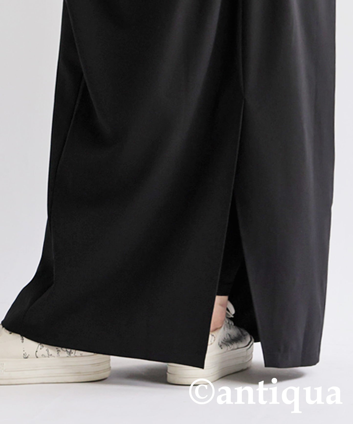 Tuck Long Skirt Ladies