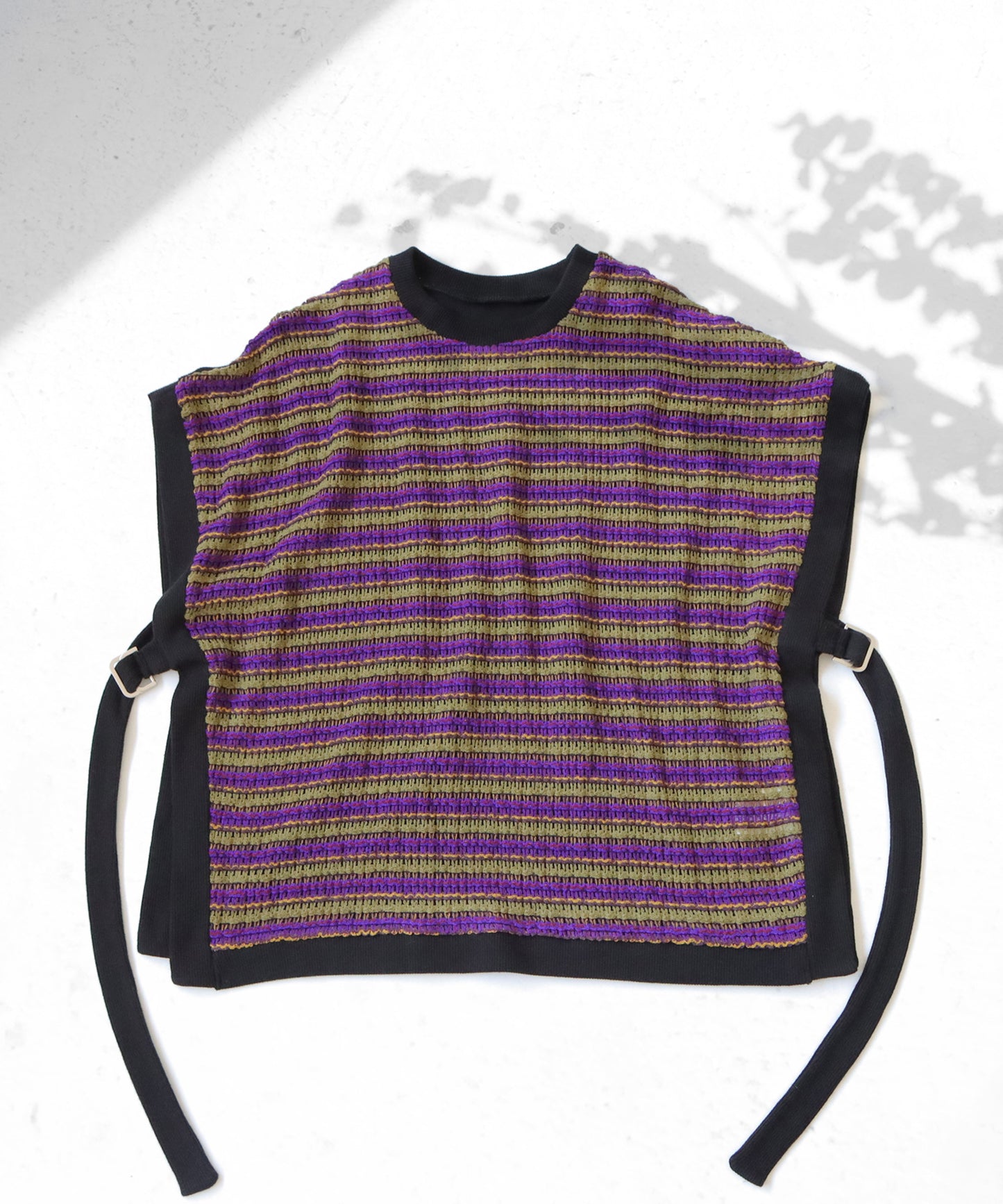 Stripe Knit vest Ladies