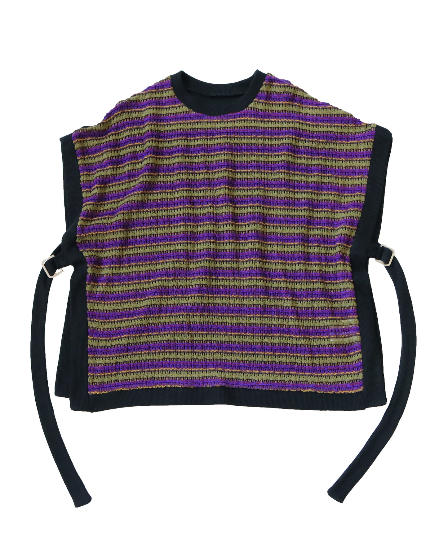 Stripe Knit vest Ladies