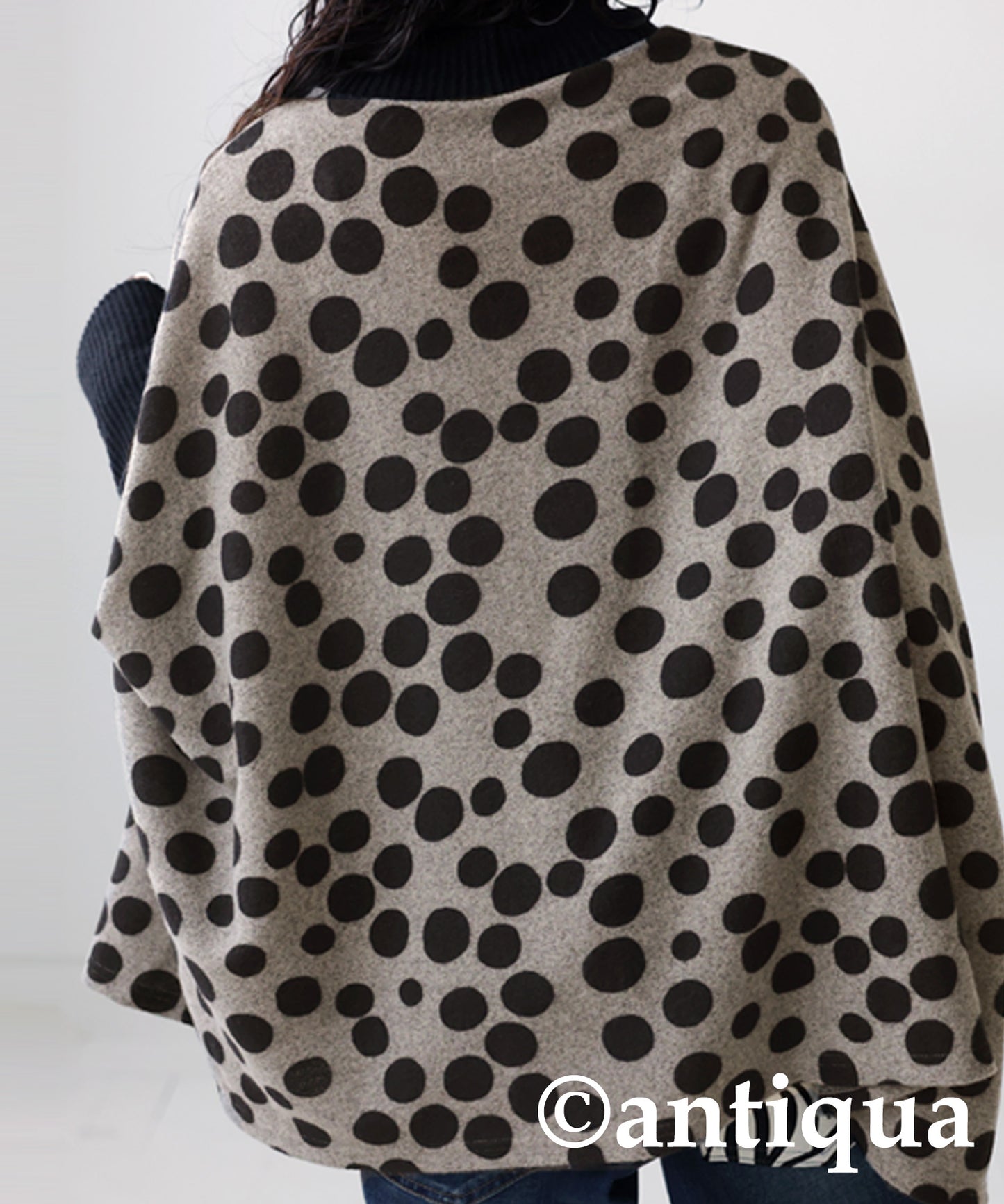 Polka Dots Dolman Knit Ladies