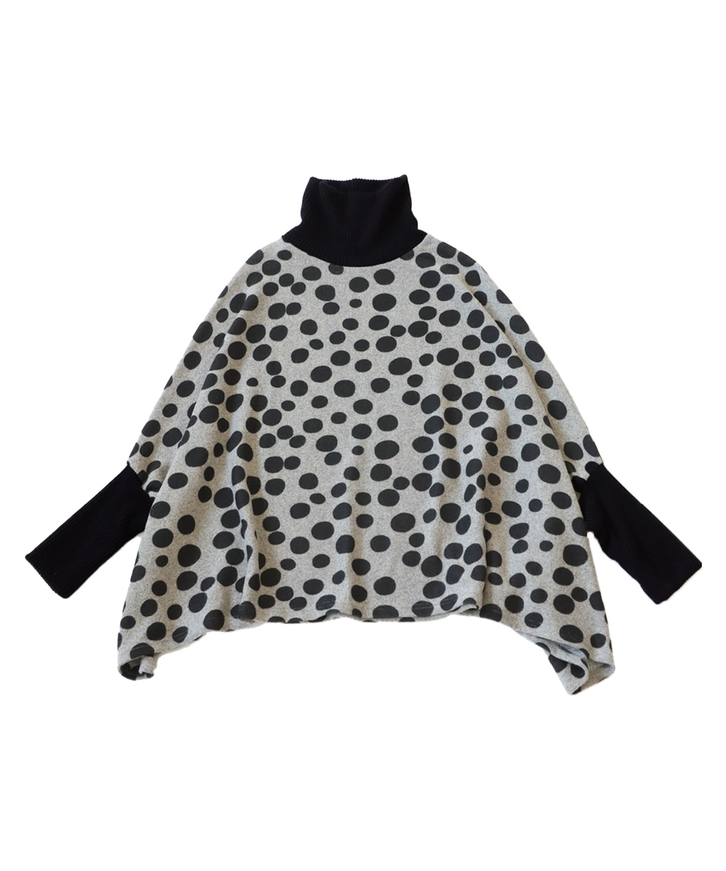 Polka Dots Dolman Knit Ladies