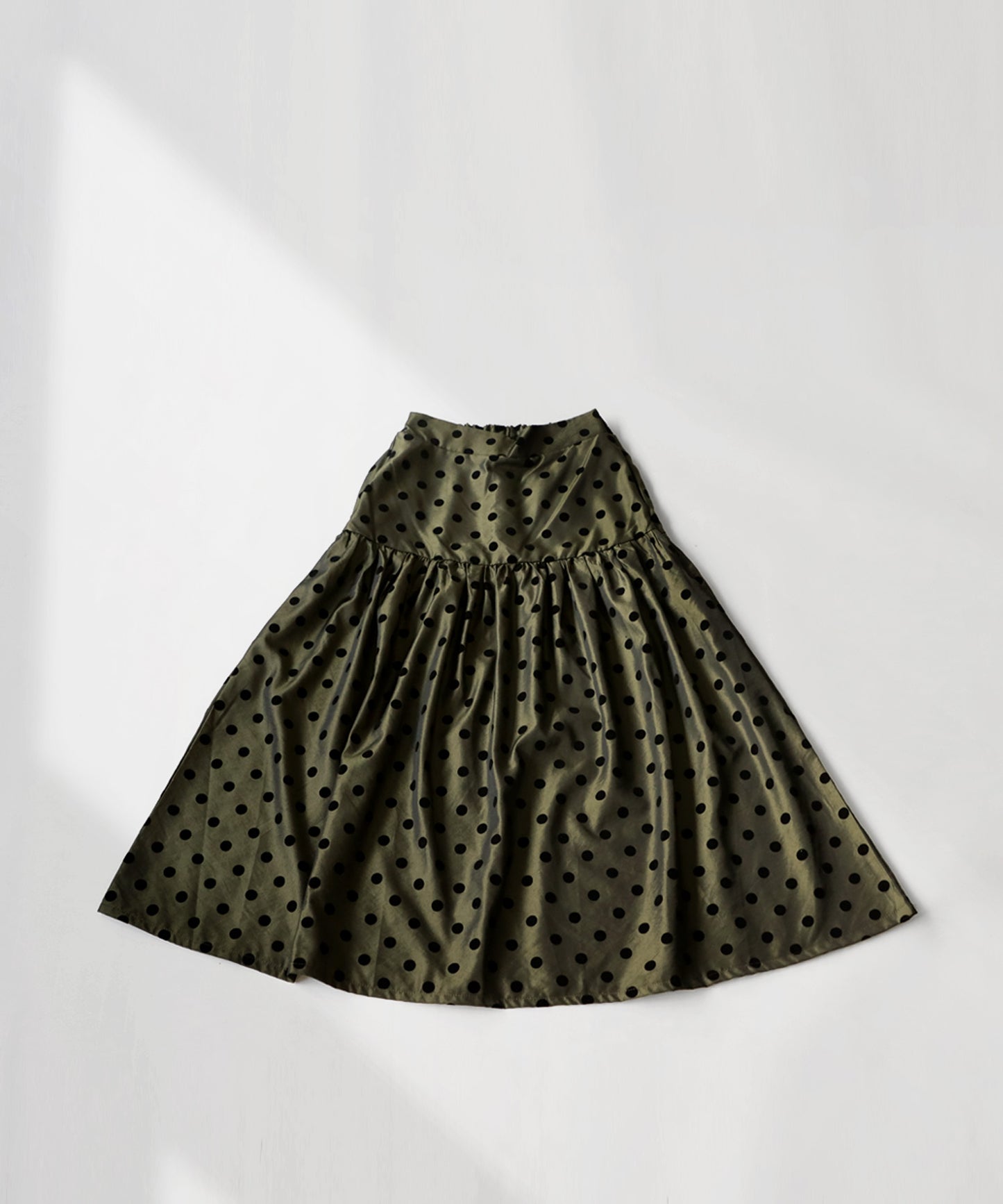 Polka Dot Gather Skirt Ladies