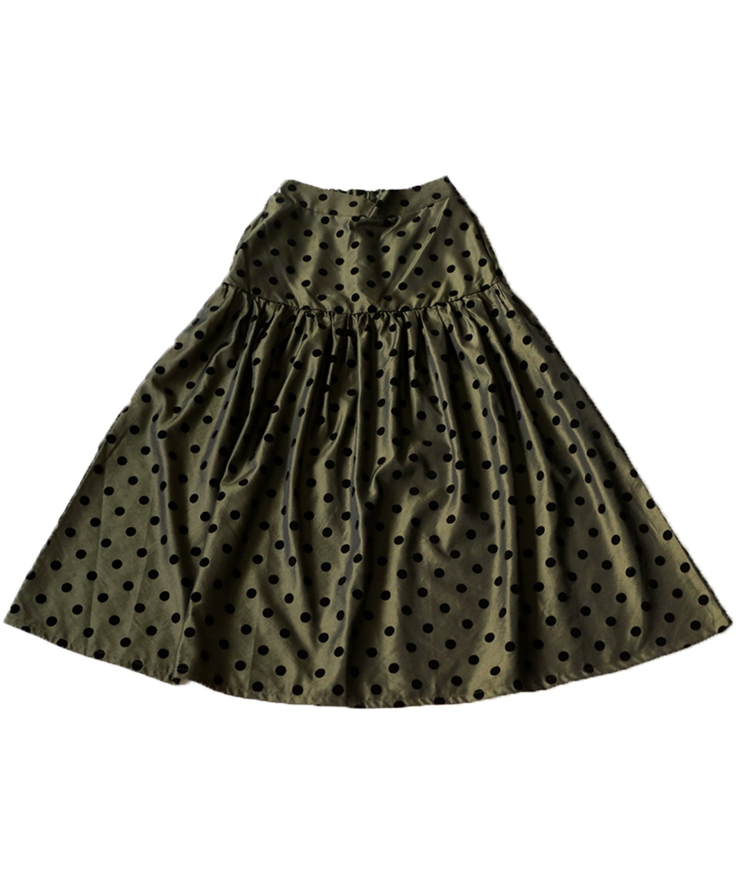 Polka Dot Gather Skirt Ladies