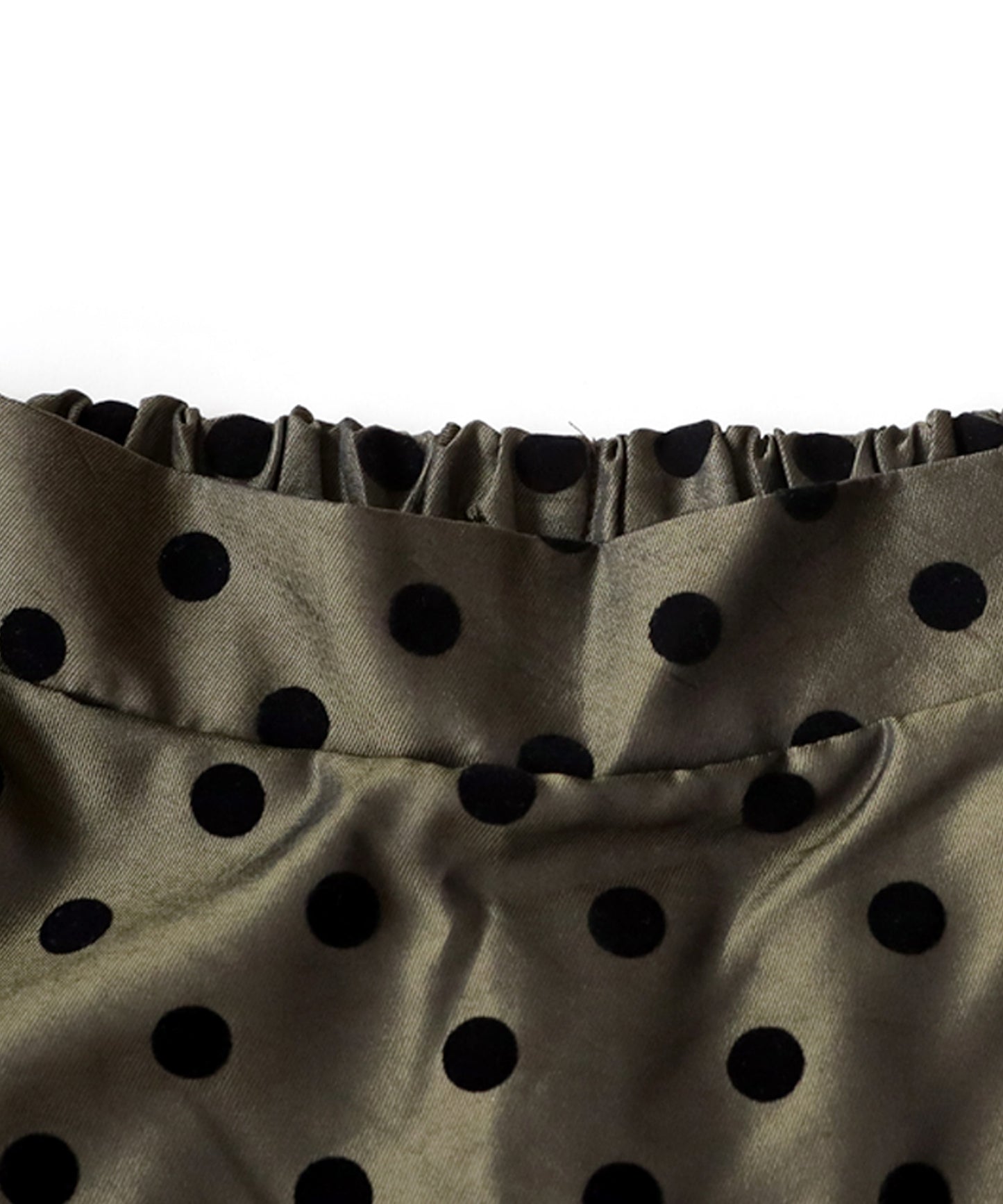 Polka Dot Gather Skirt Ladies