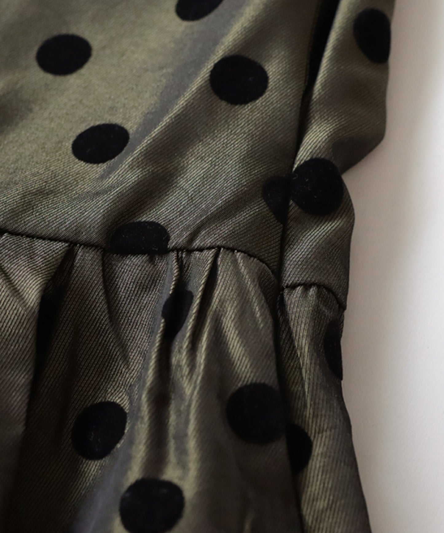 Polka Dot Gather Skirt Ladies