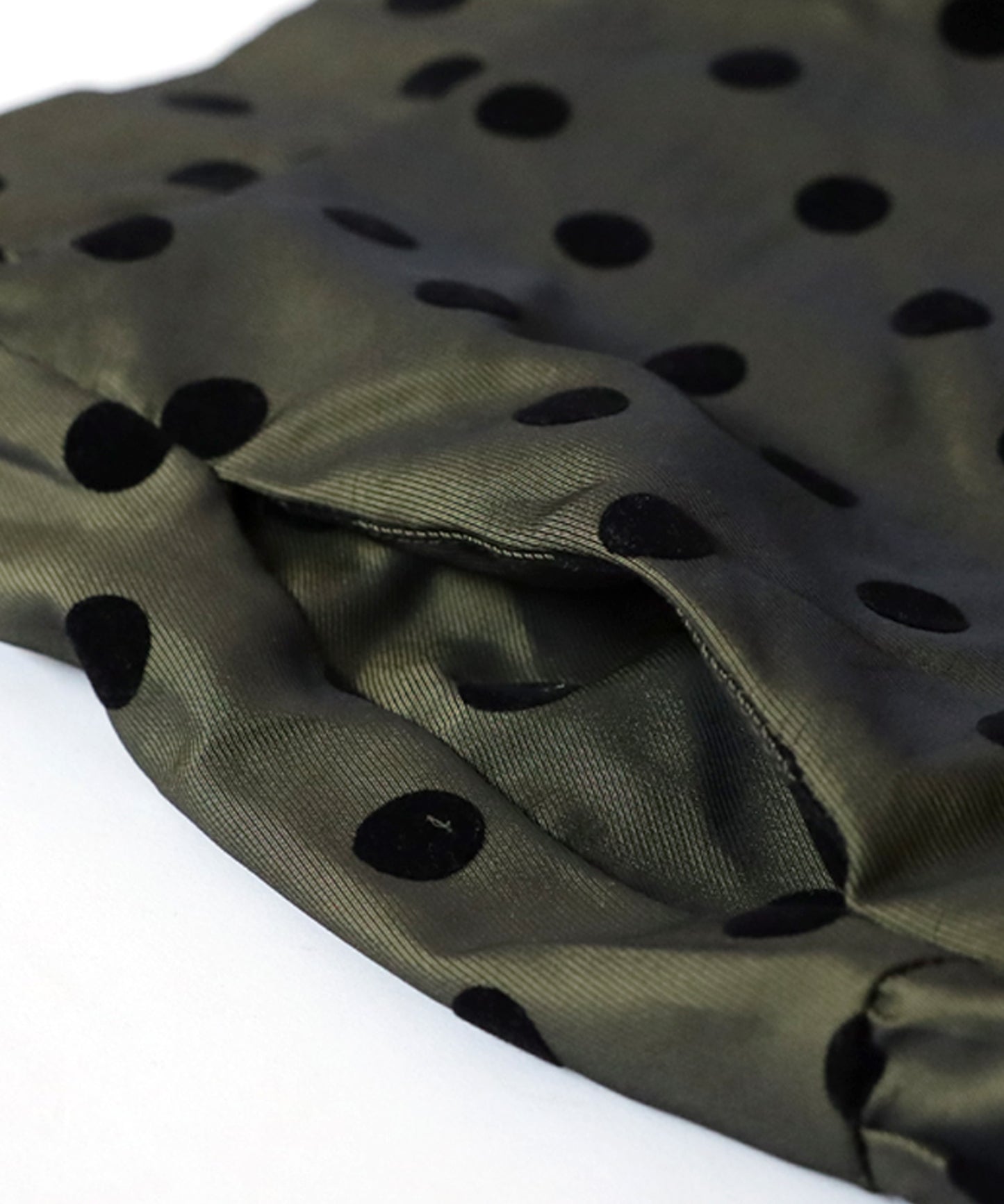 Polka Dot Gather Skirt Ladies