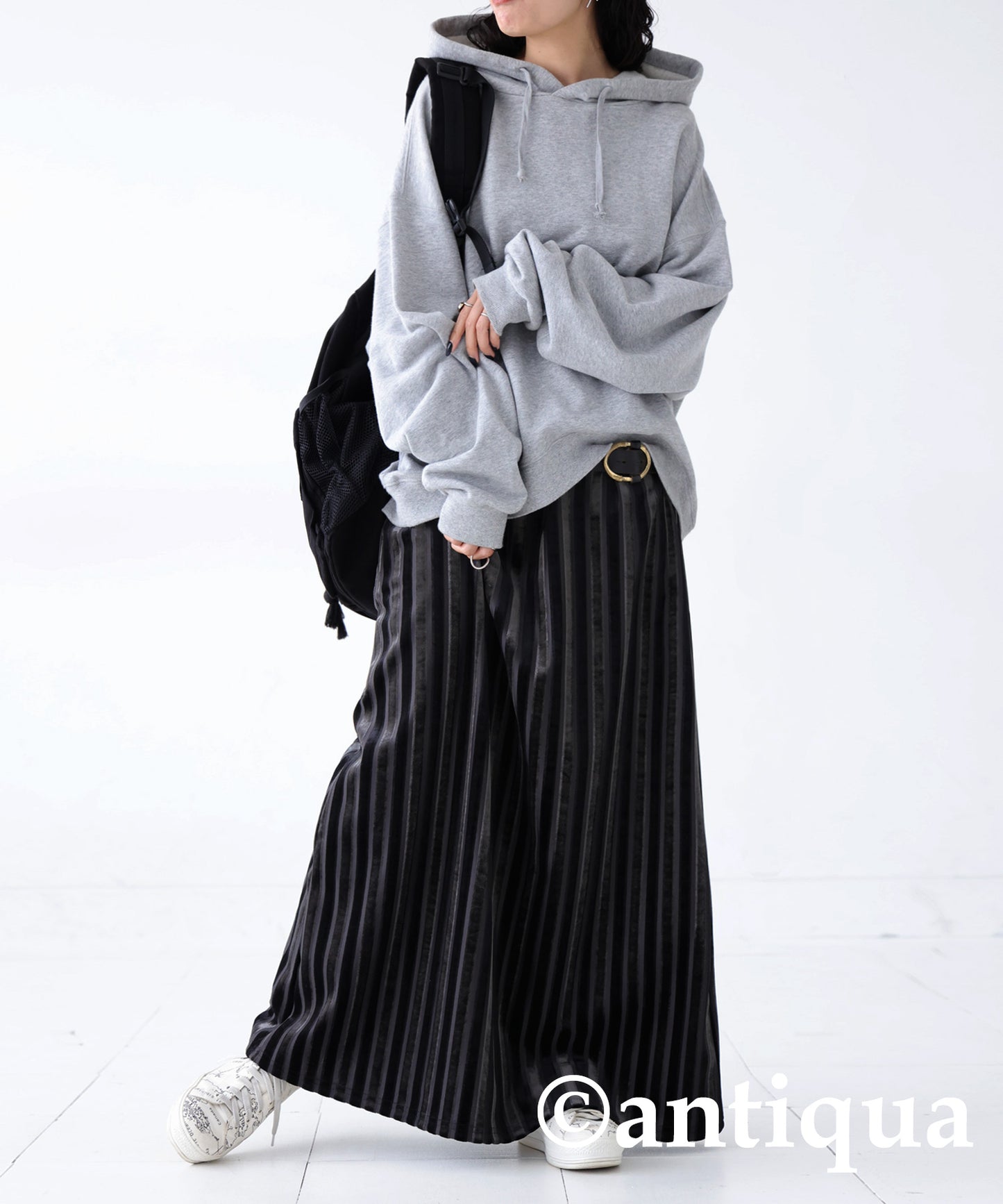 Velor Striped Skirt Ladies