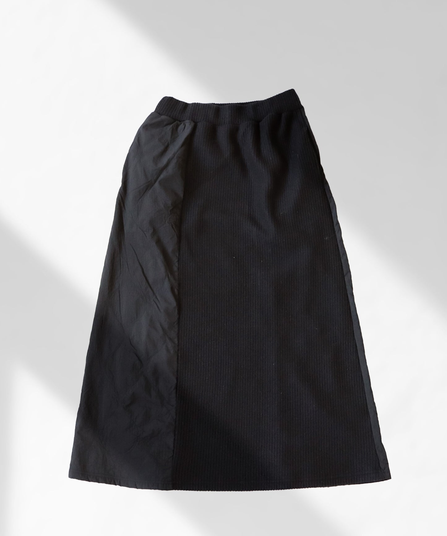 Different Material Docking Skirt Ladies