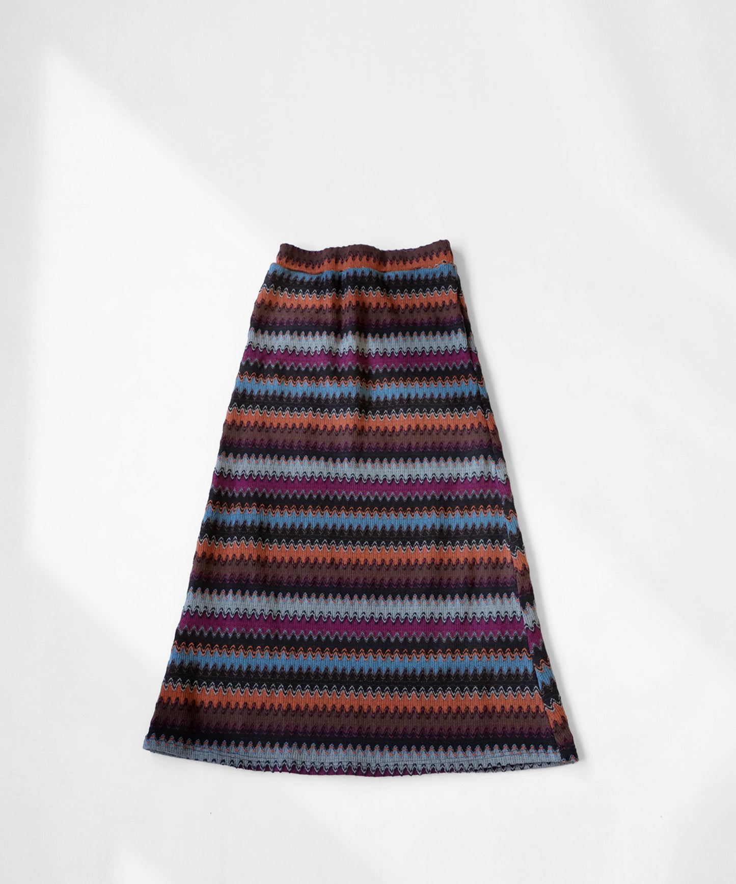 Stripe knitting skirt Ladies