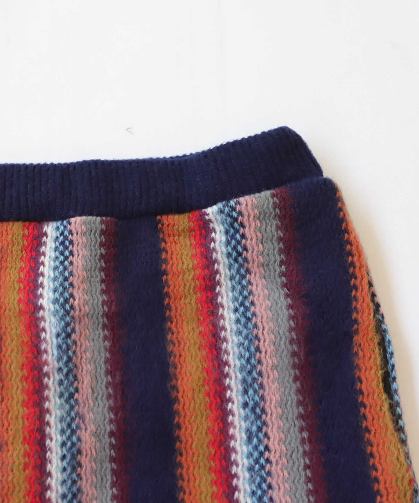 Striped Knit Skirt Ladies