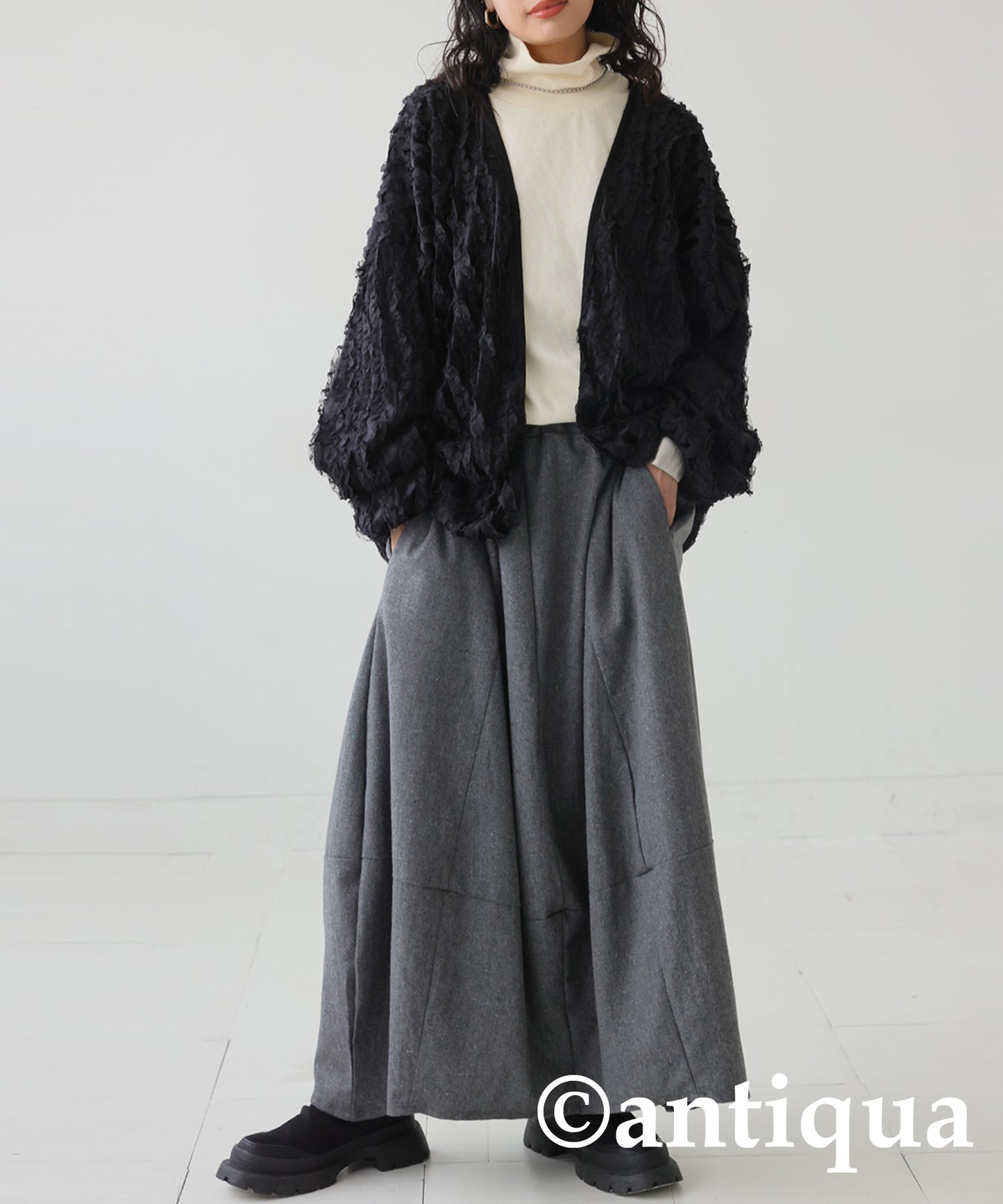 Lace Frill Cardigan Ladies