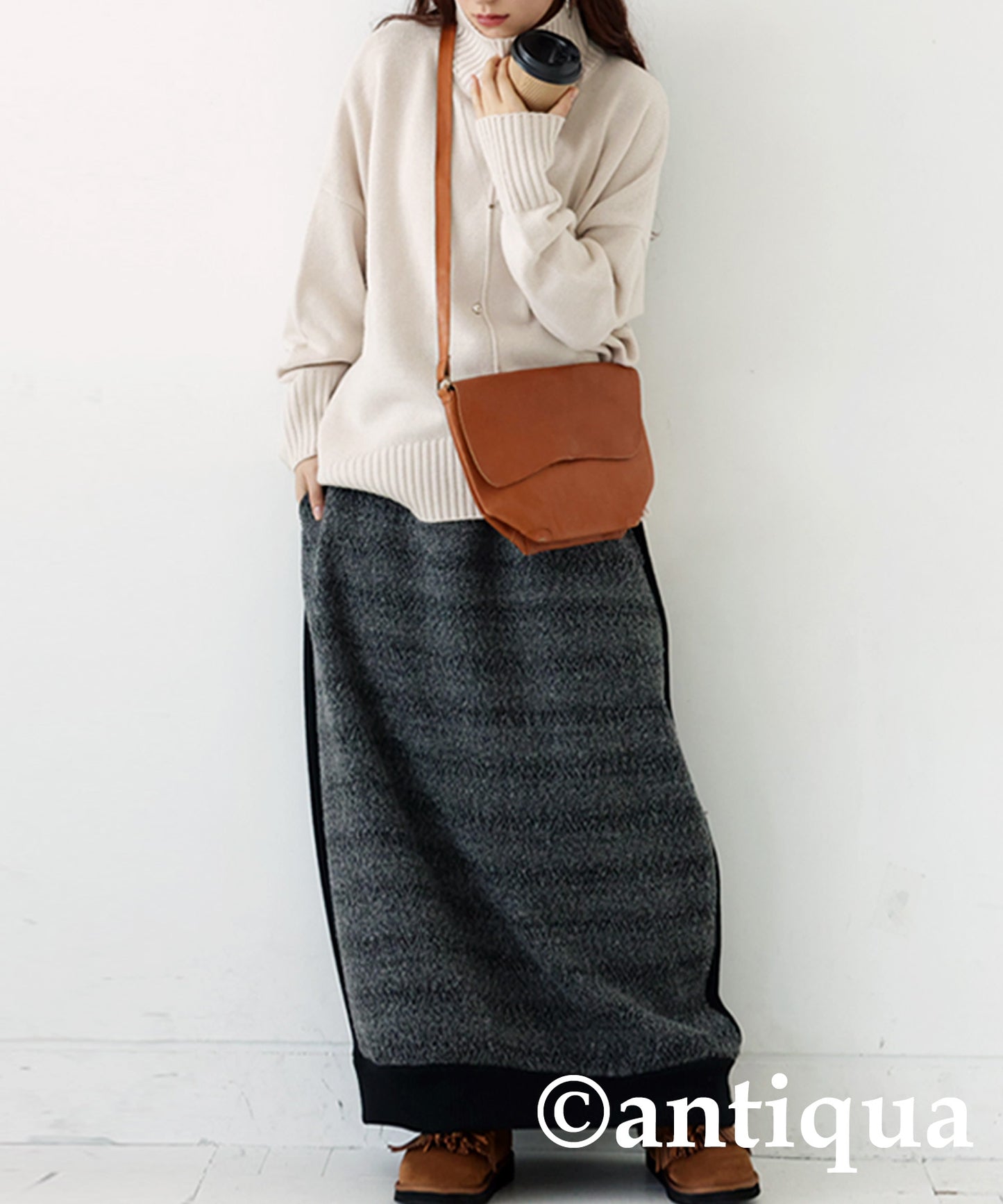 Cocoon Jacquard Skirt Ladies