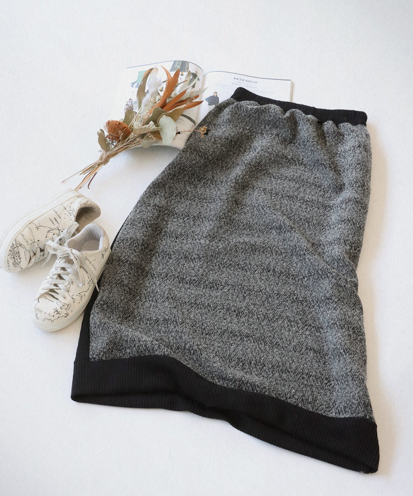 Cocoon Jacquard Skirt Ladies