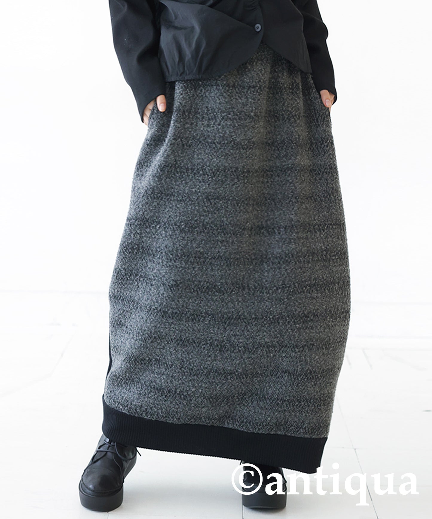 Cocoon Jacquard Skirt Ladies