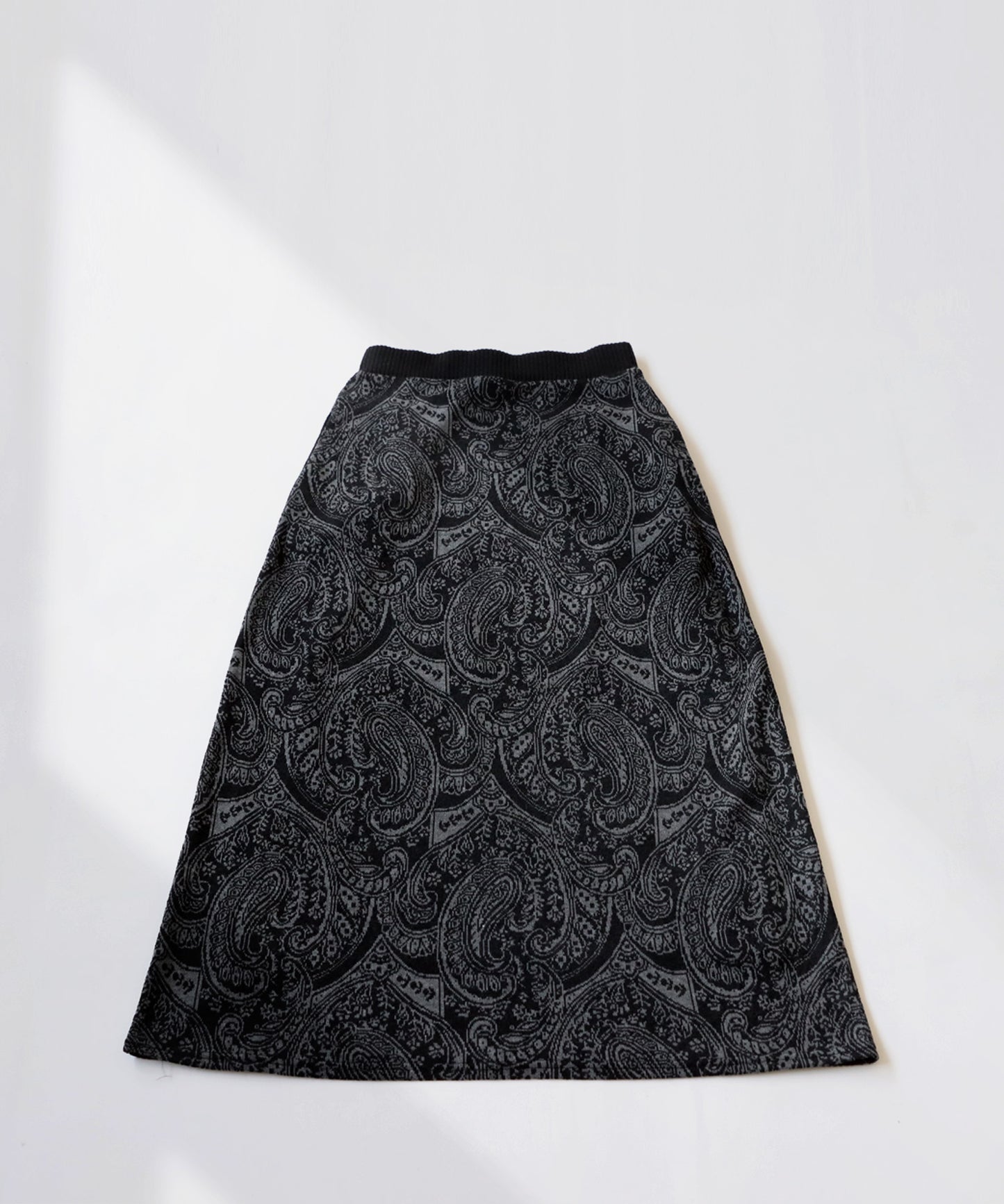 Paisley Pattern Knit Skirt Ladies