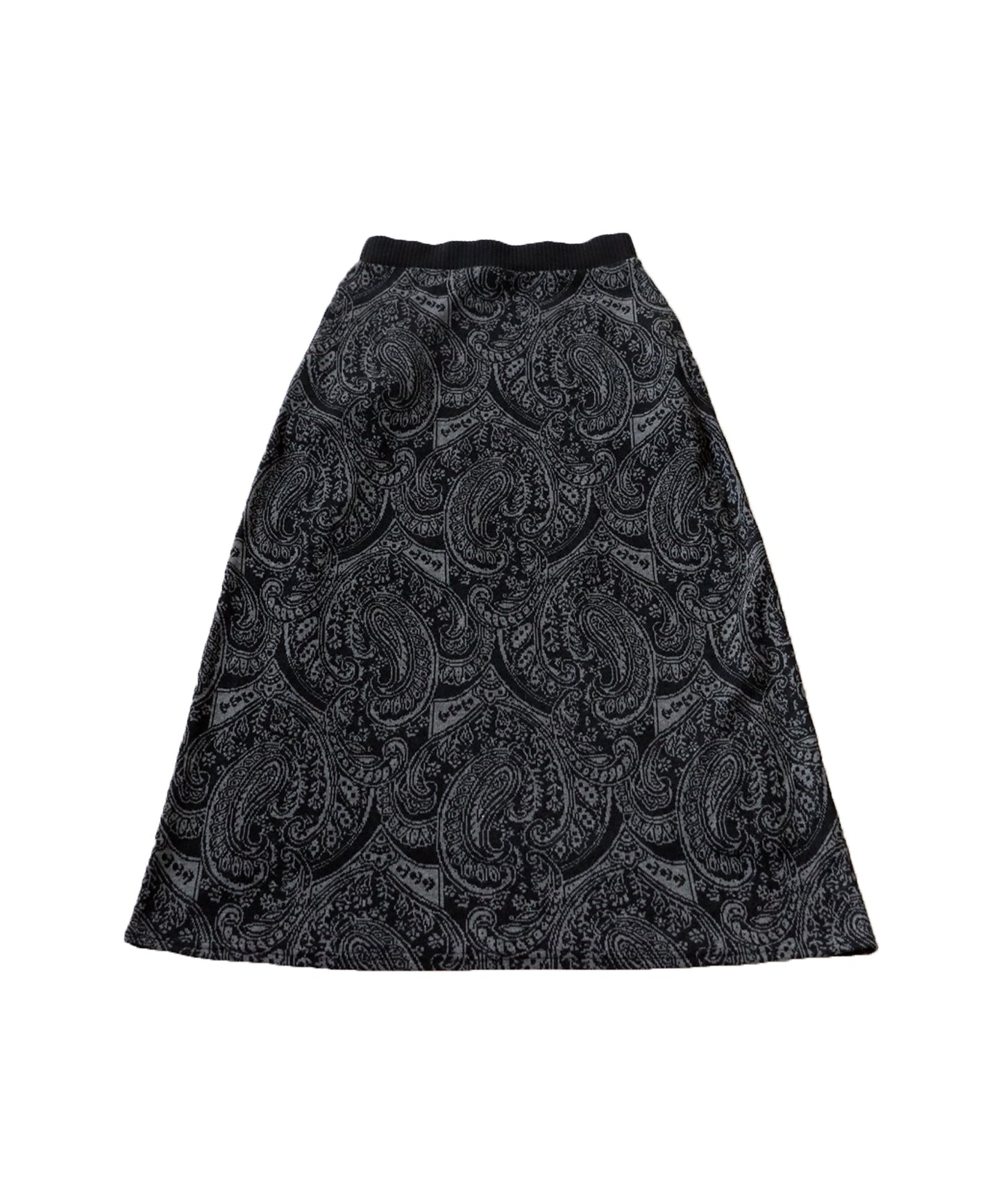 Paisley Pattern Knit Skirt Ladies