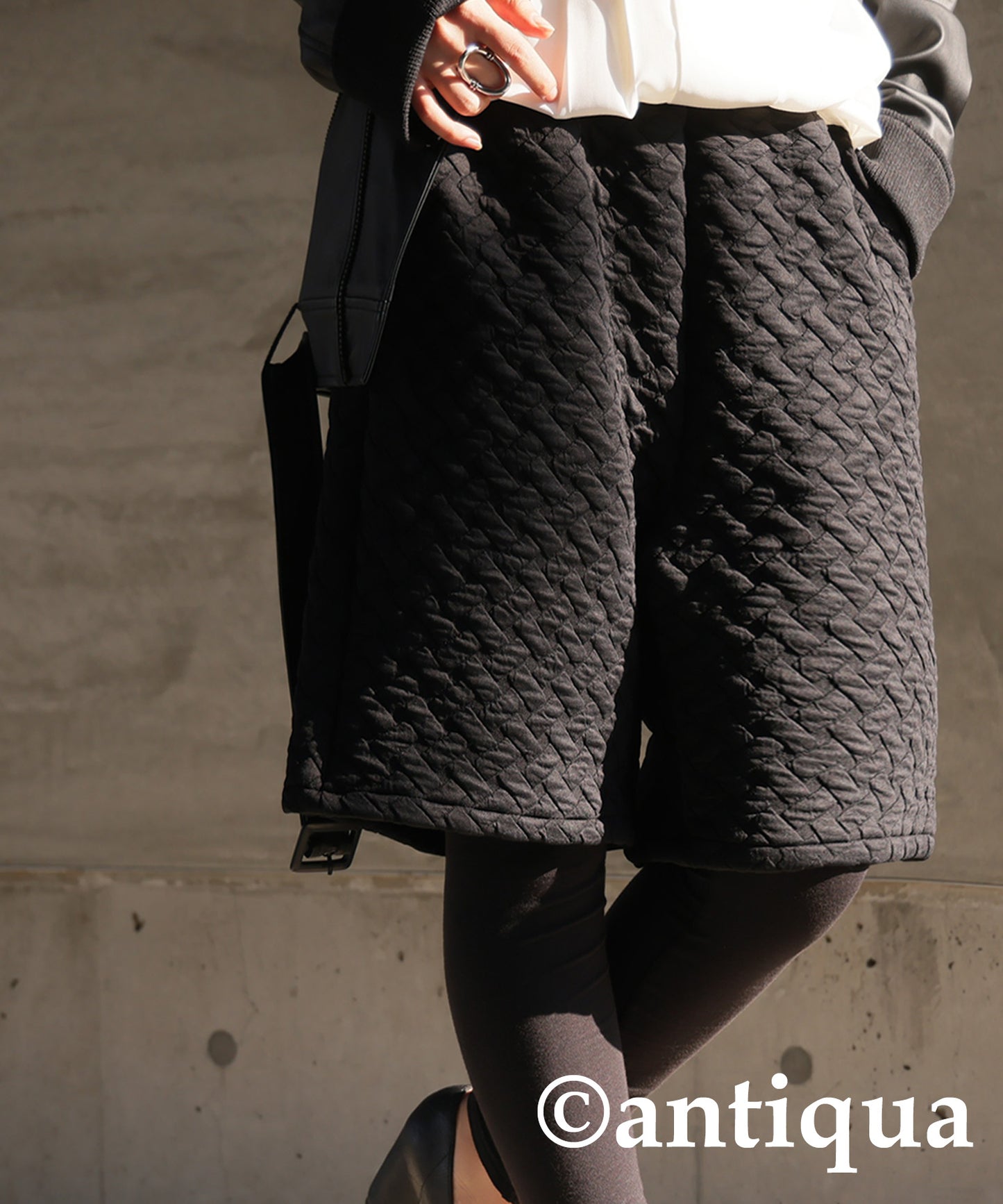 3D Pattern Half Pants Ladies