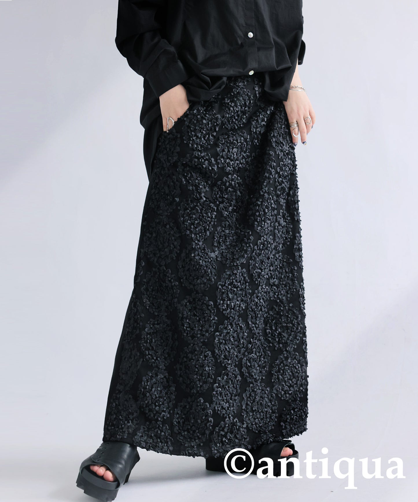 3D Pattern Skirt Ladies