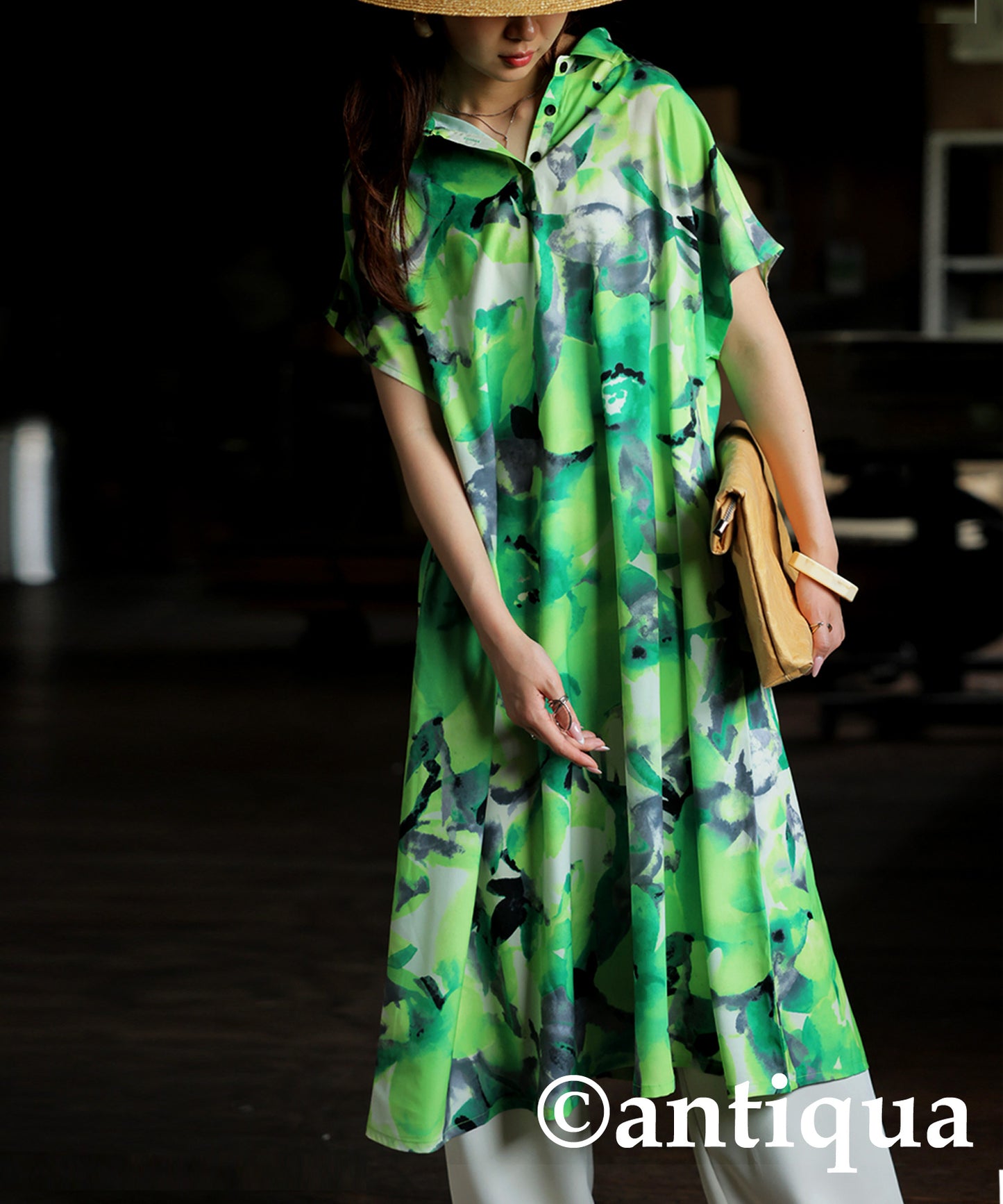 Floral pattern Dress Ladies