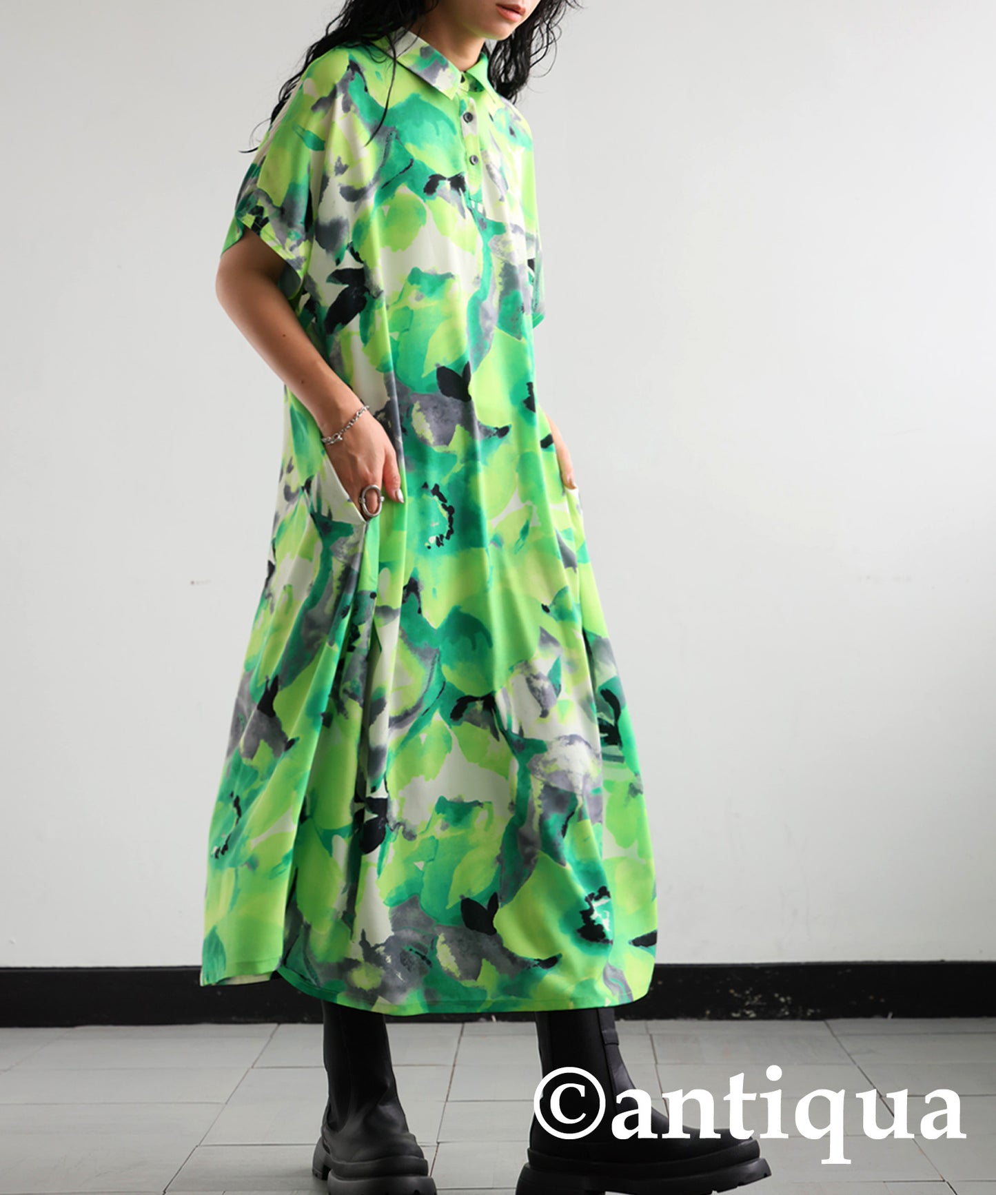 Floral pattern Dress Ladies