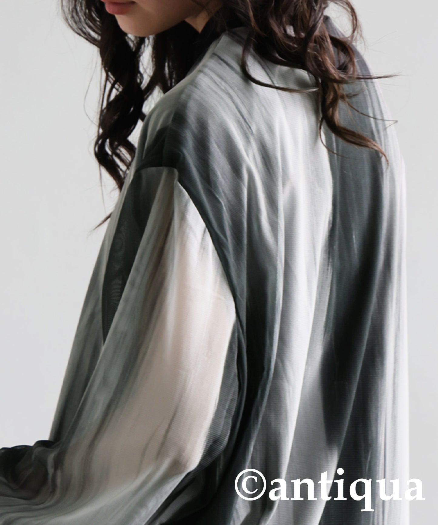 Pattern Sheer Tops Ladies