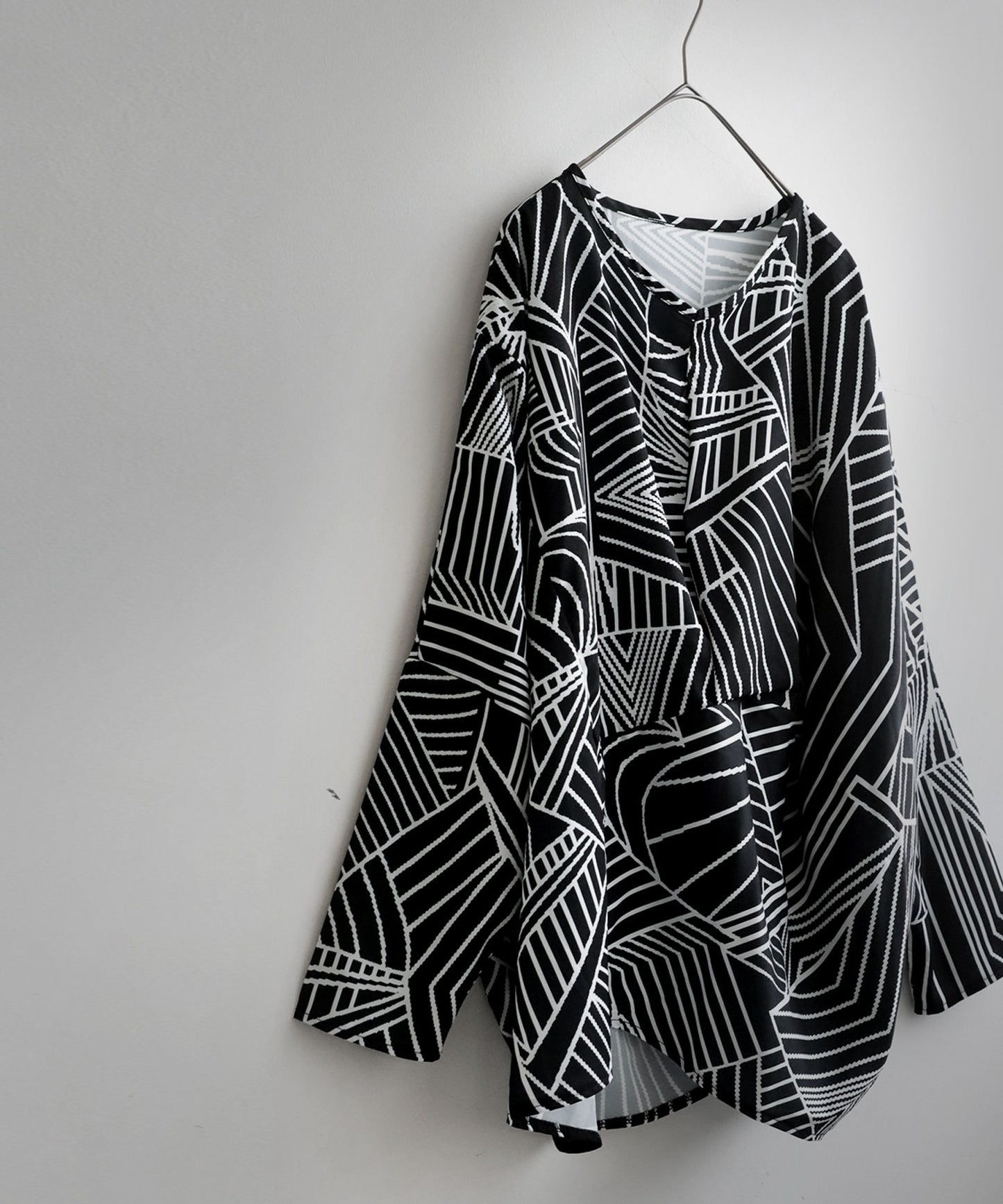 Geometric Pattern Dolman Tops Ladies