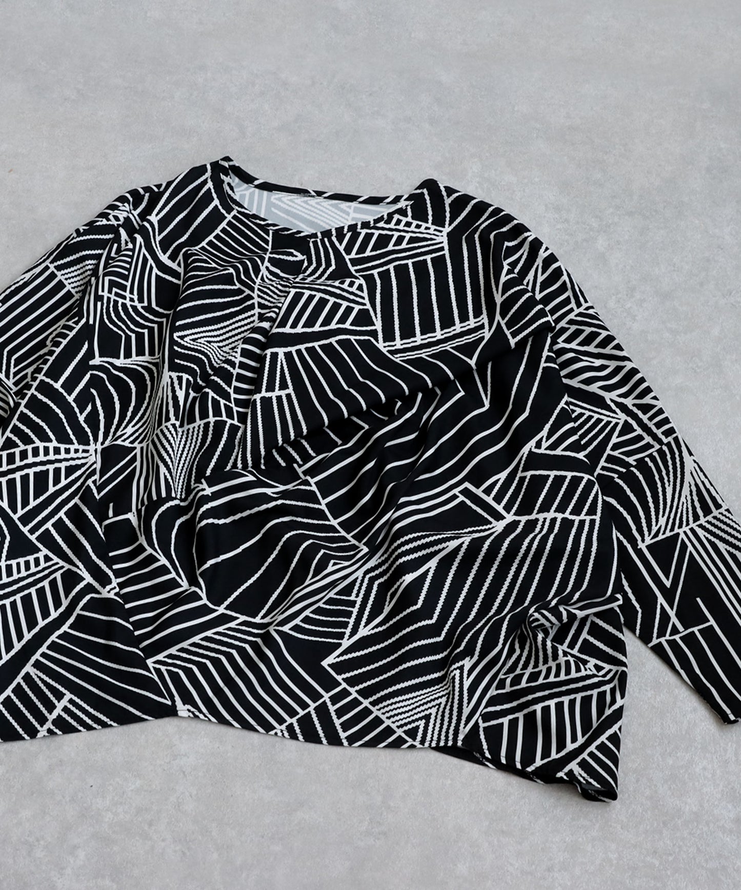 Geometric Pattern Dolman Tops Ladies