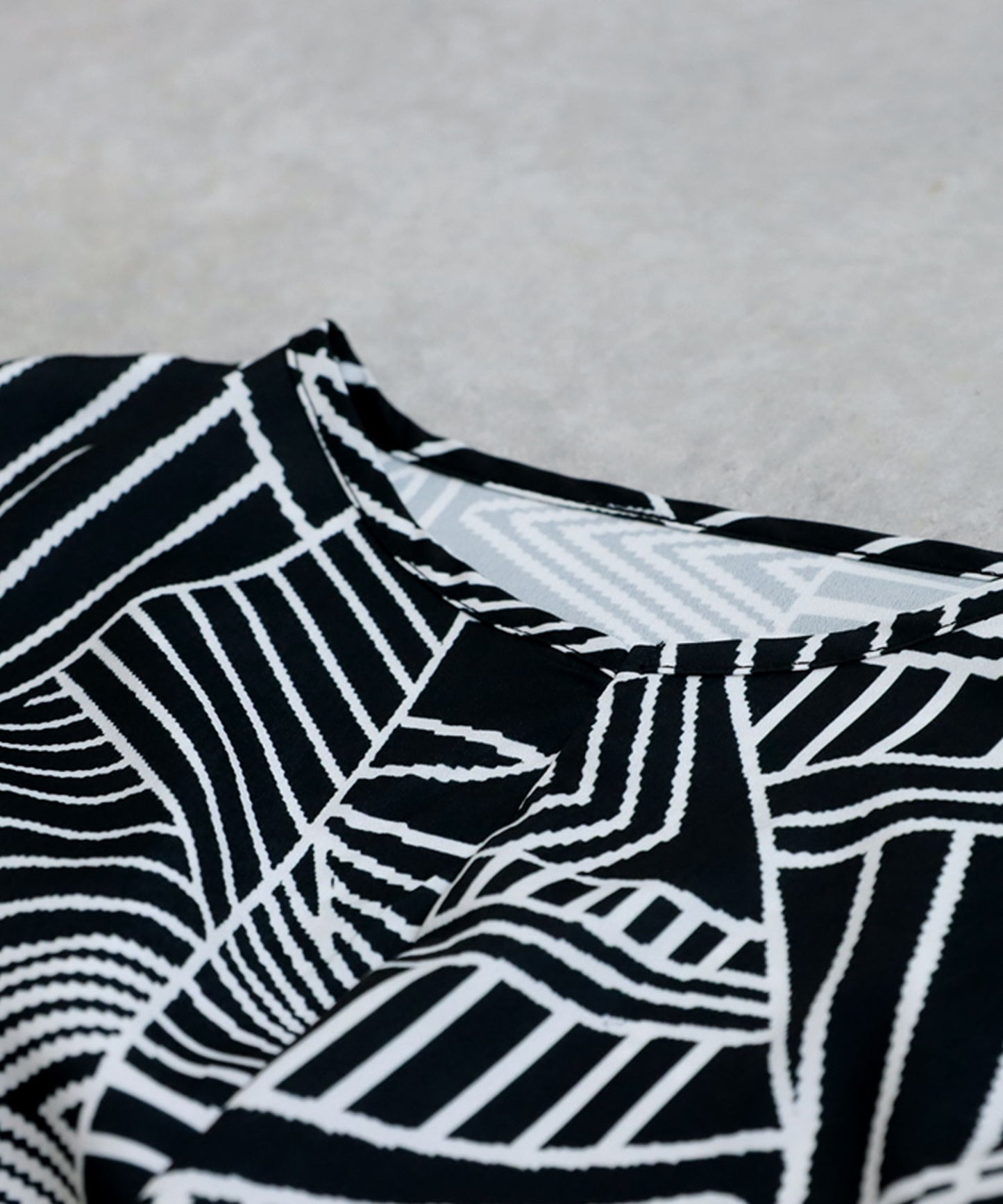 Geometric Pattern Dolman Tops Ladies