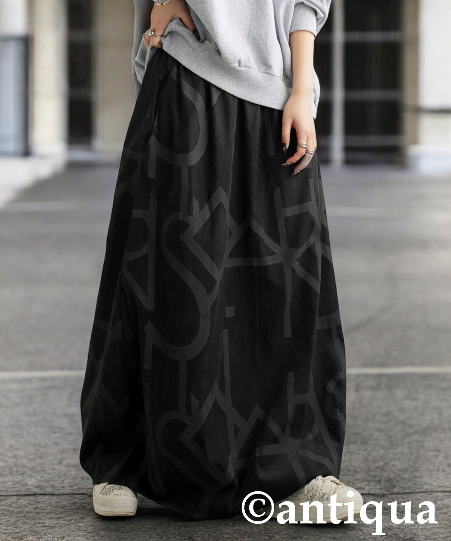 Art Geometric Skirt Ladies