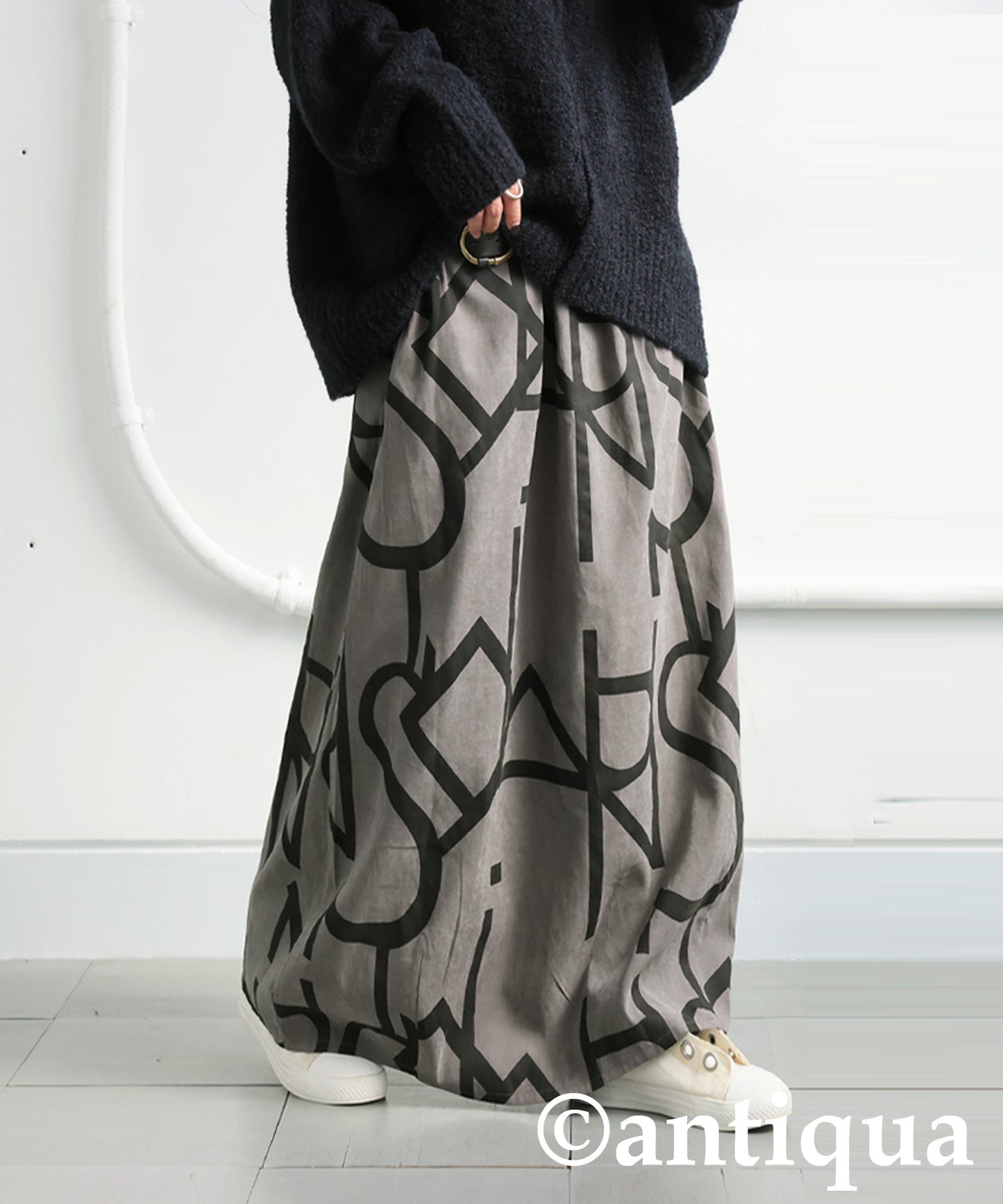 Art Geometric Skirt Ladies