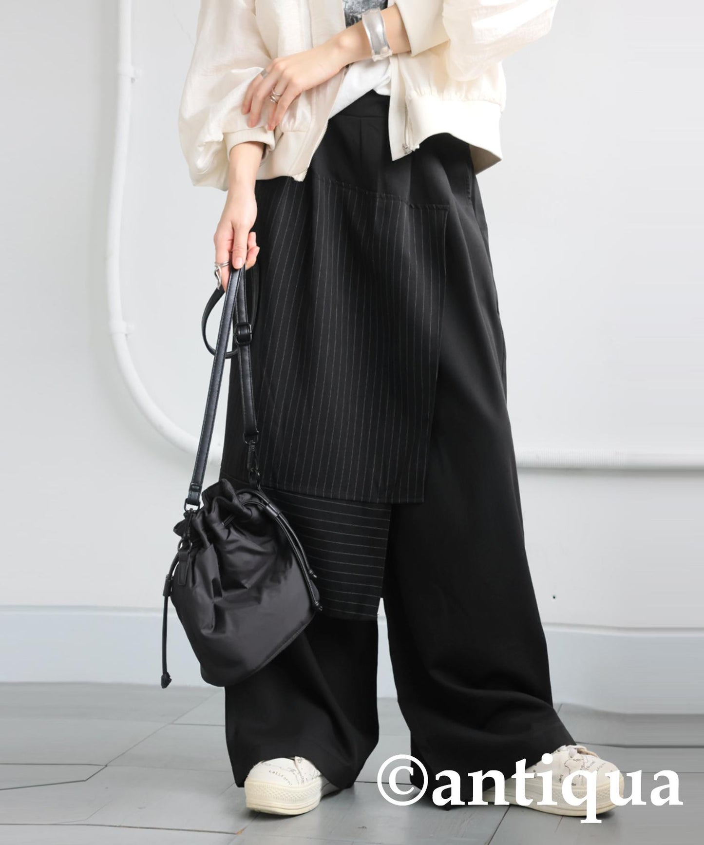 Ladies Layered Wrap Pants