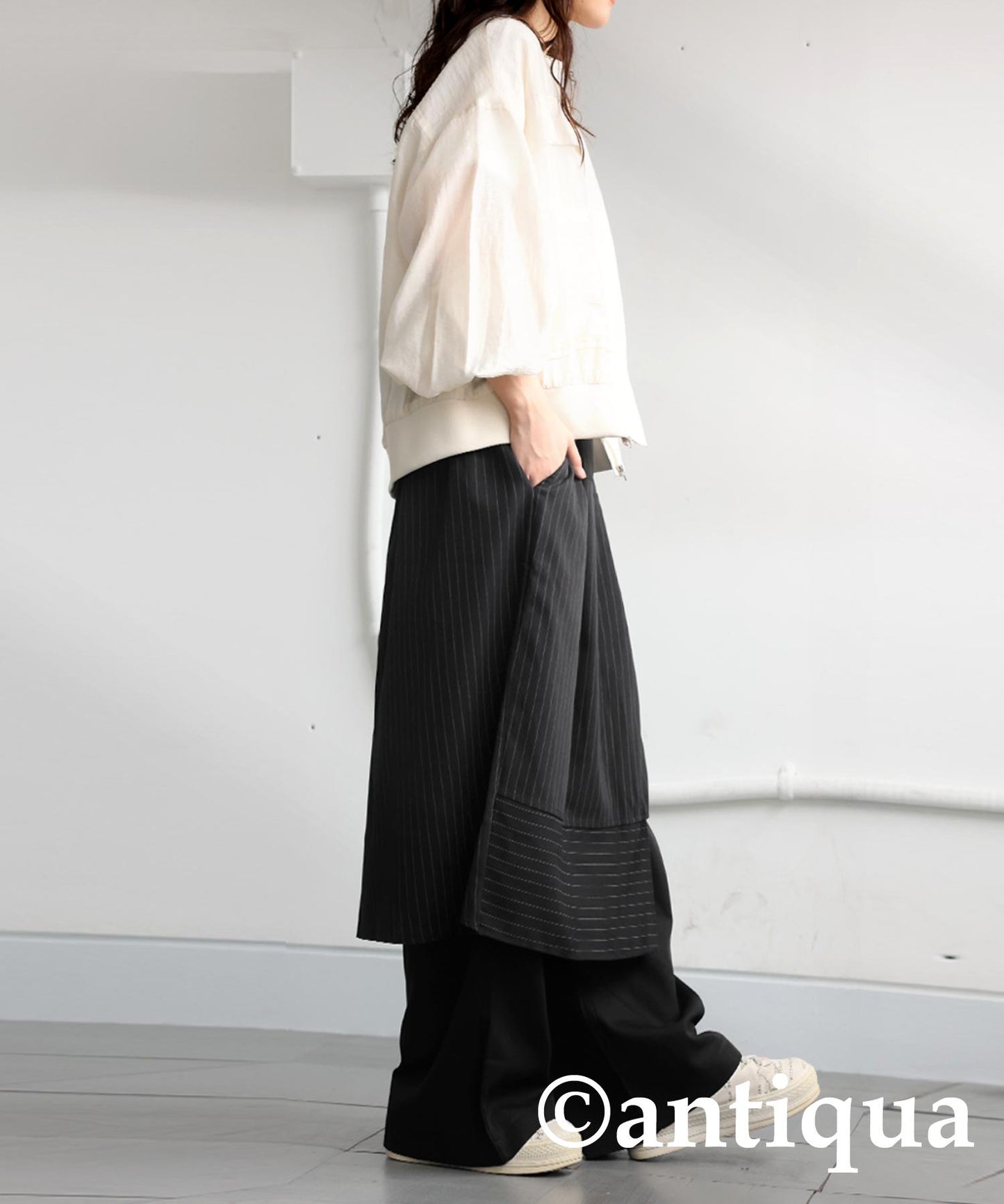 Ladies Layered Wrap Pants