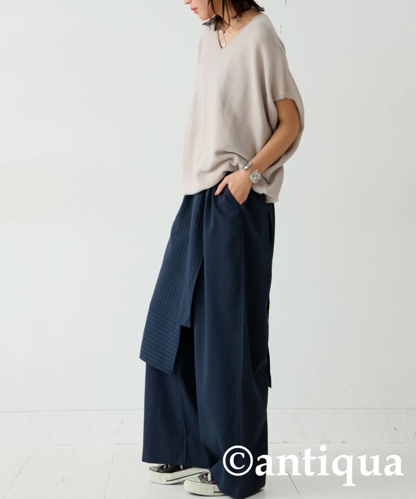 Ladies Layered Wrap Pants