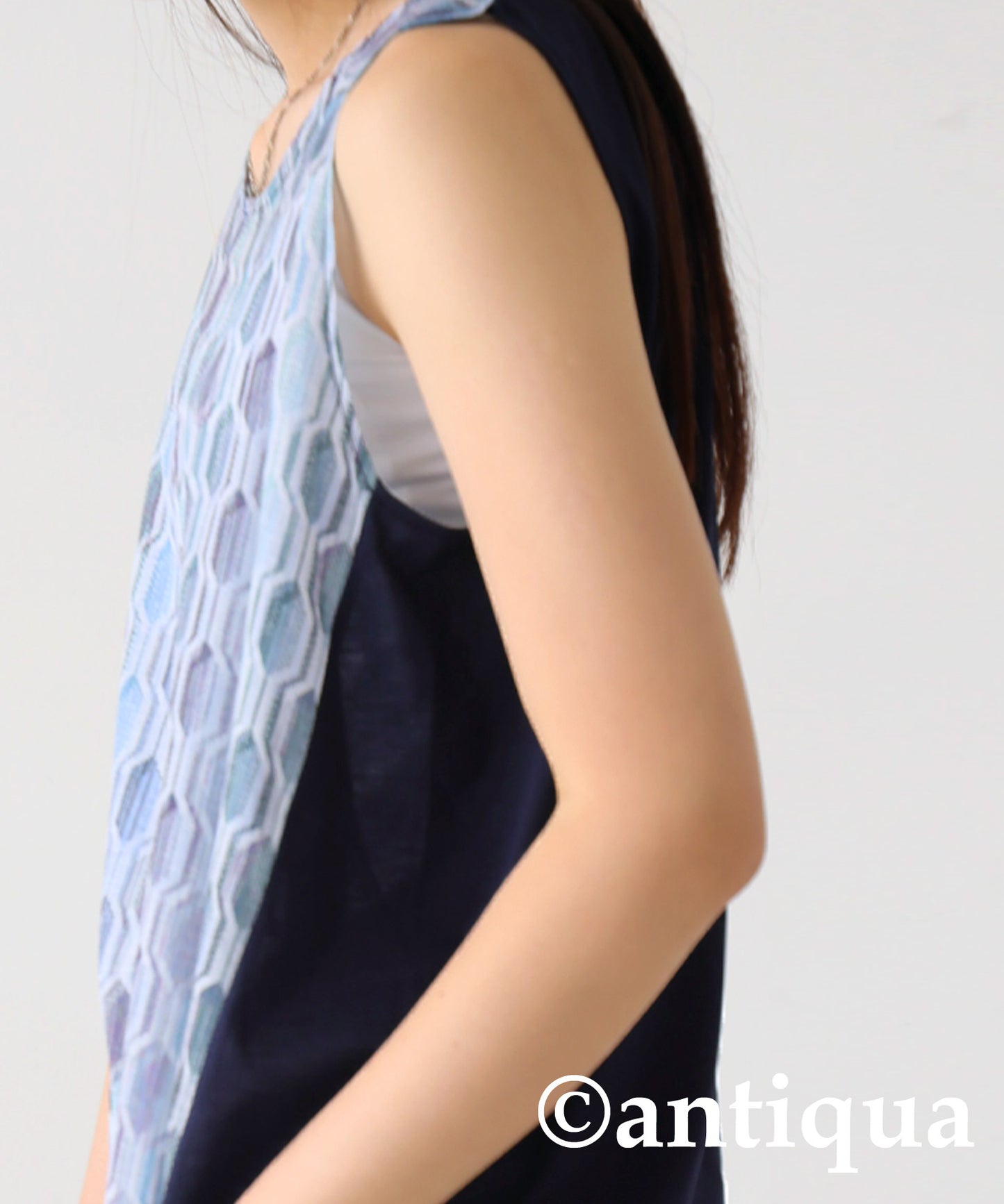 Pattern Switching Tank top Ladies