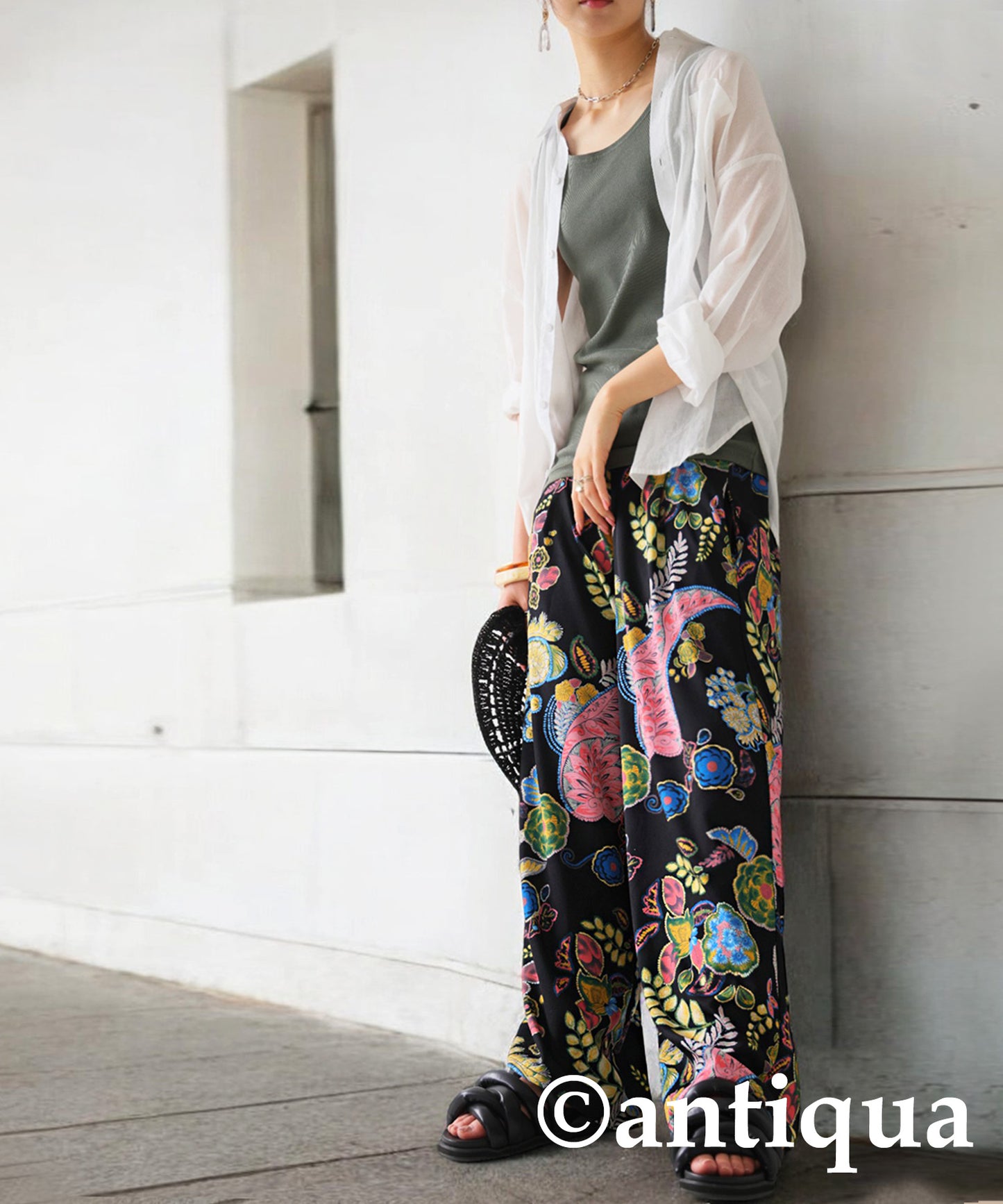 Art Design Wide Pants Ladies