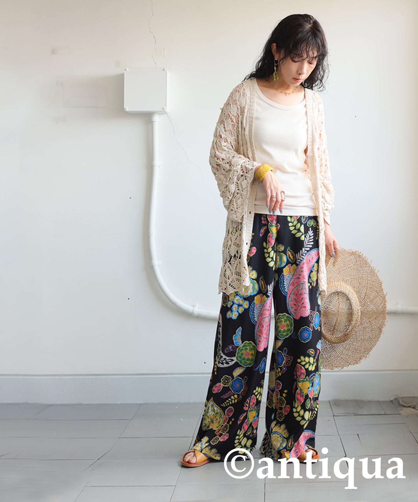 Art Design Wide Pants Ladies