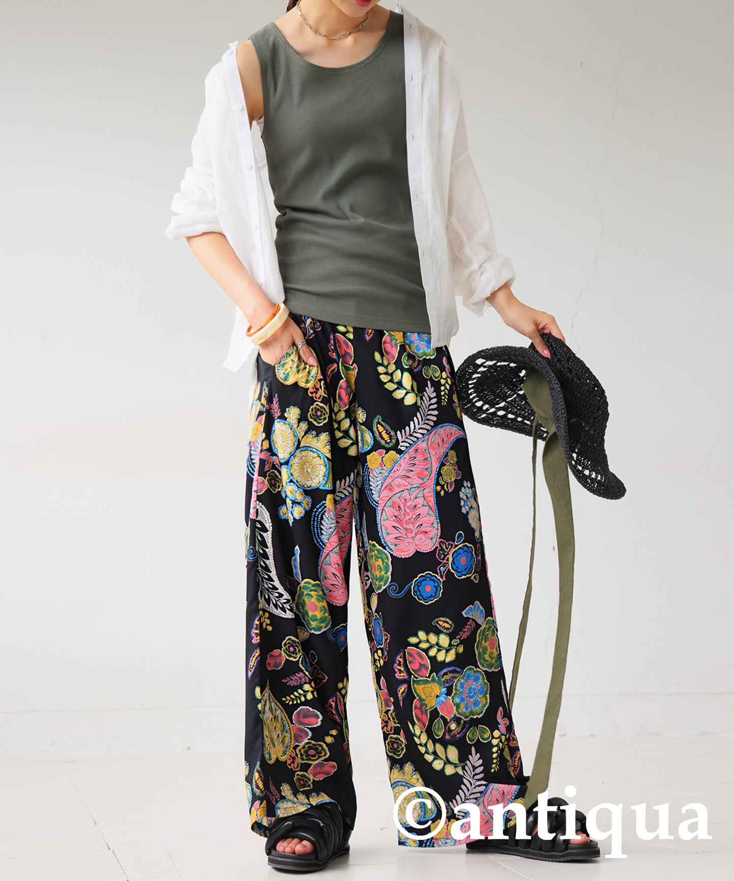 Art Design Wide Pants Ladies