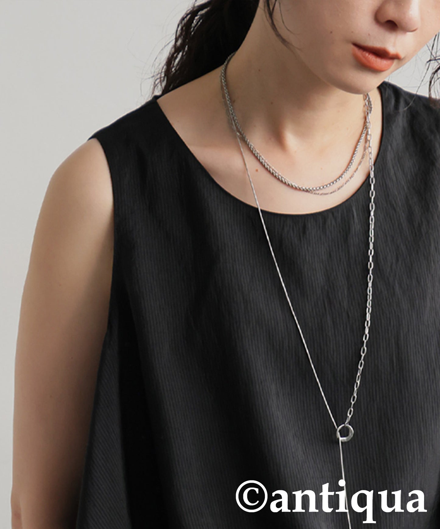 Ladies Asymmetrical Drape Tank Top