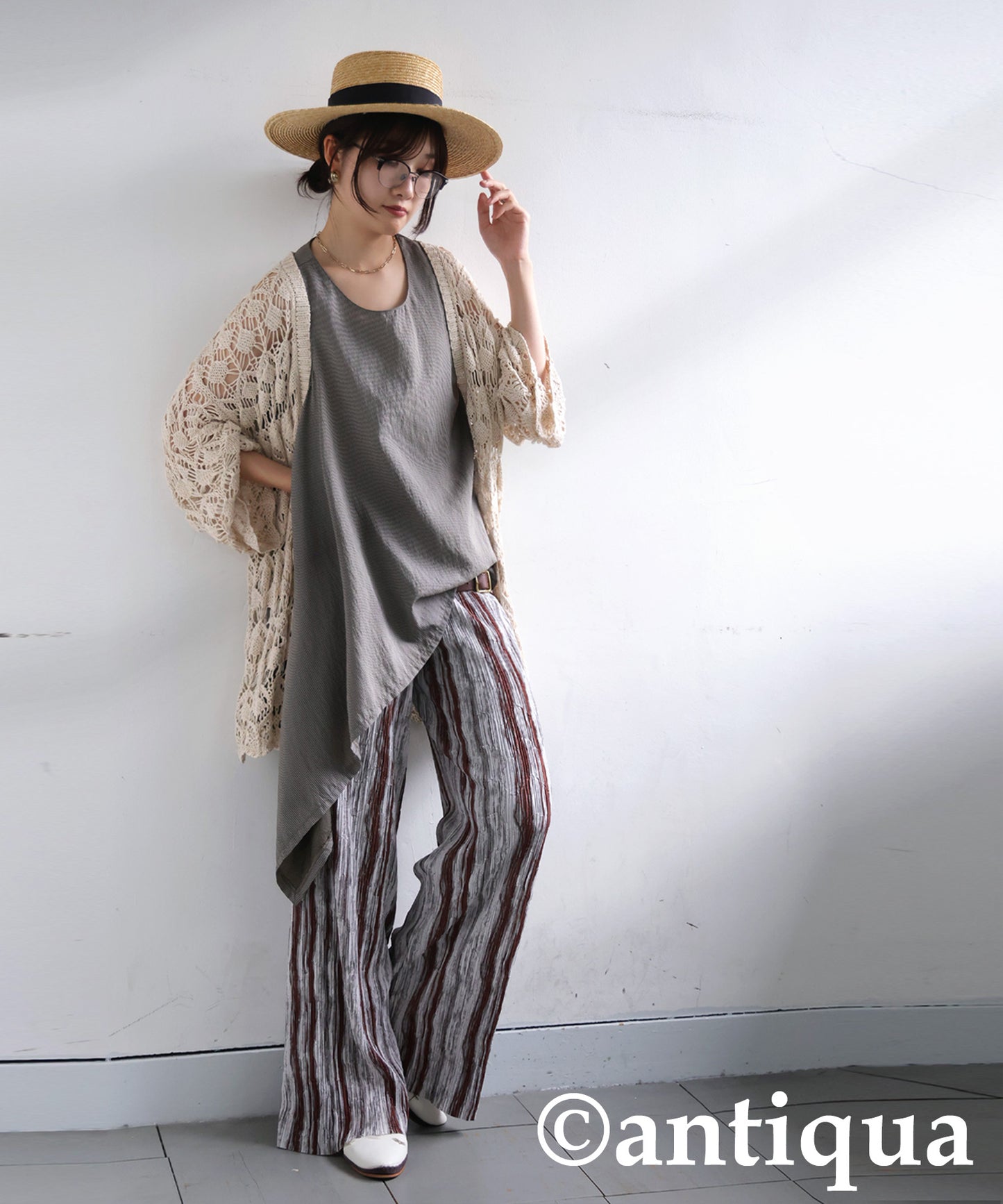 Ladies Asymmetrical Drape Tank Top