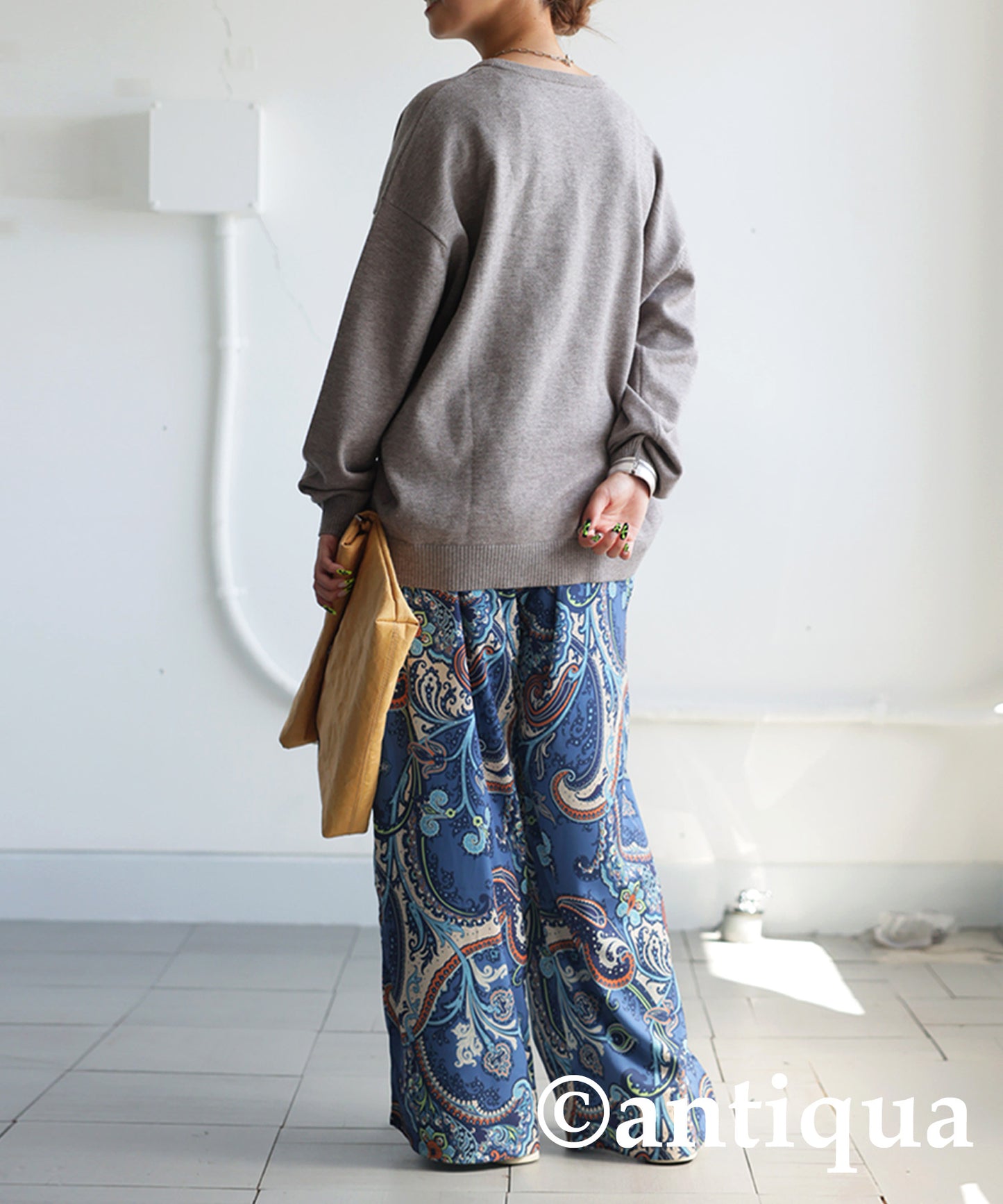 Paisley Pattern Pants Ladies