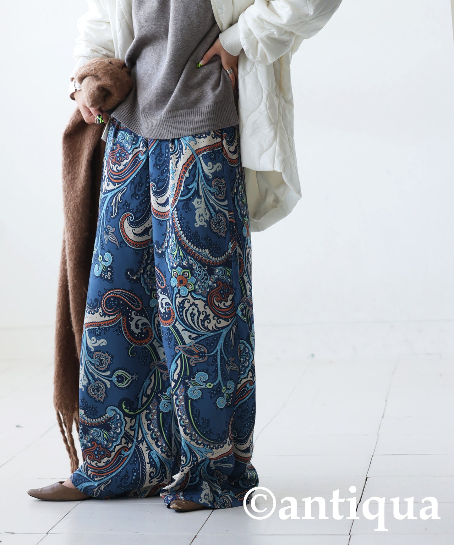 Paisley Pattern Pants Ladies