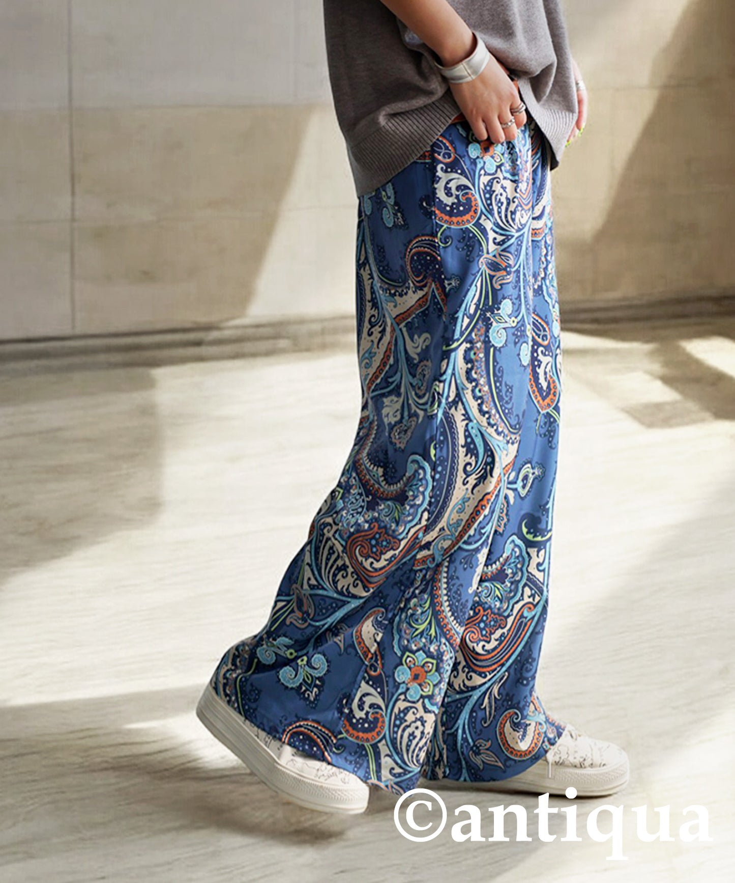 Paisley Pattern Pants Ladies