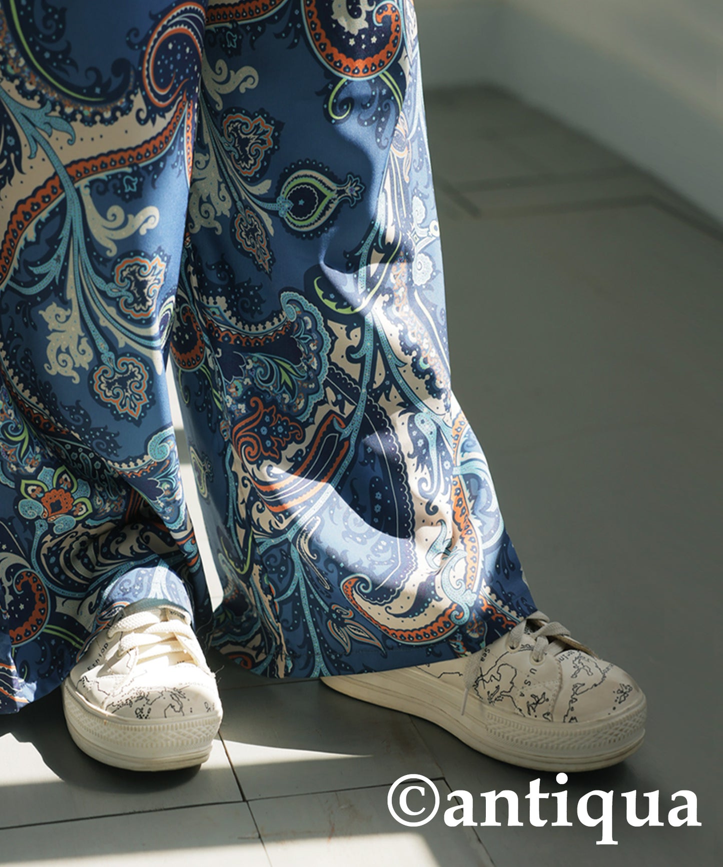 Paisley Pattern Pants Ladies