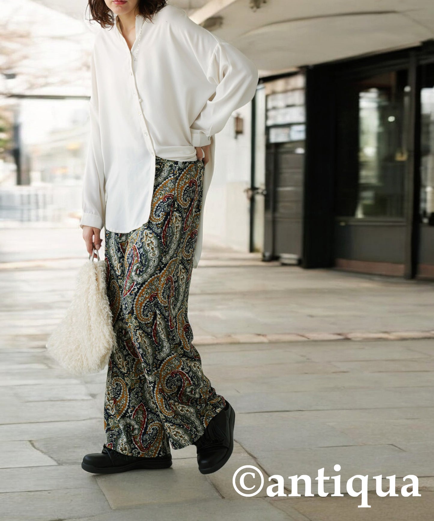 Paisley Pattern Pants Ladies