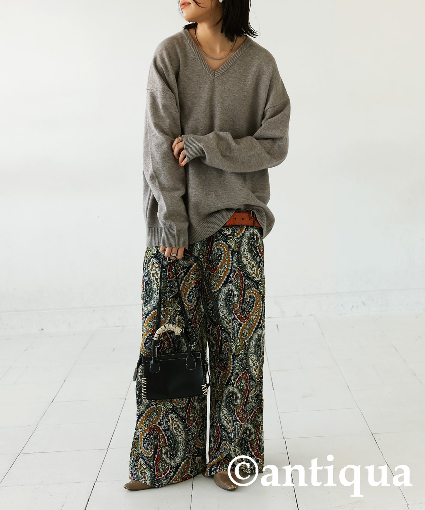 Paisley Pattern Pants Ladies