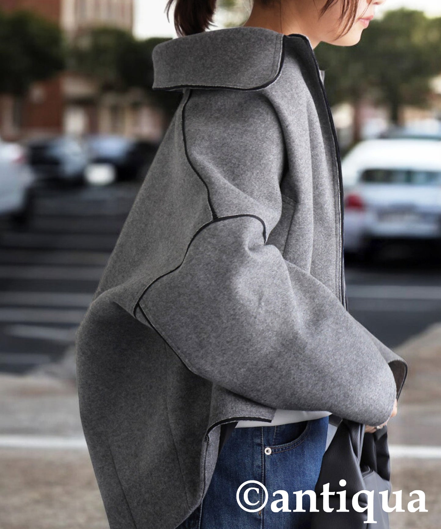Round Collar Jacket Ladies