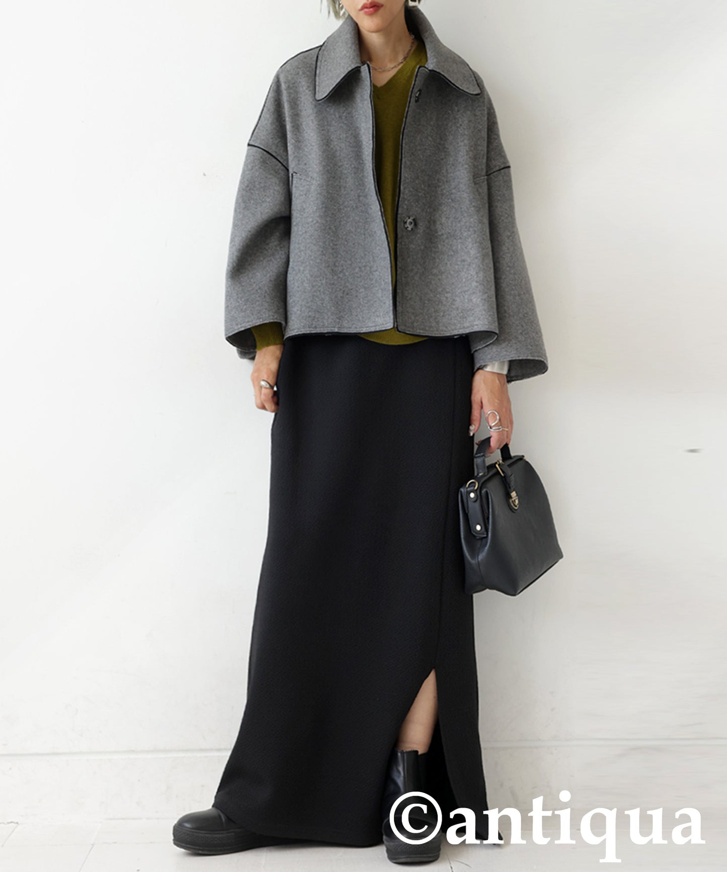 Round Collar Jacket Ladies