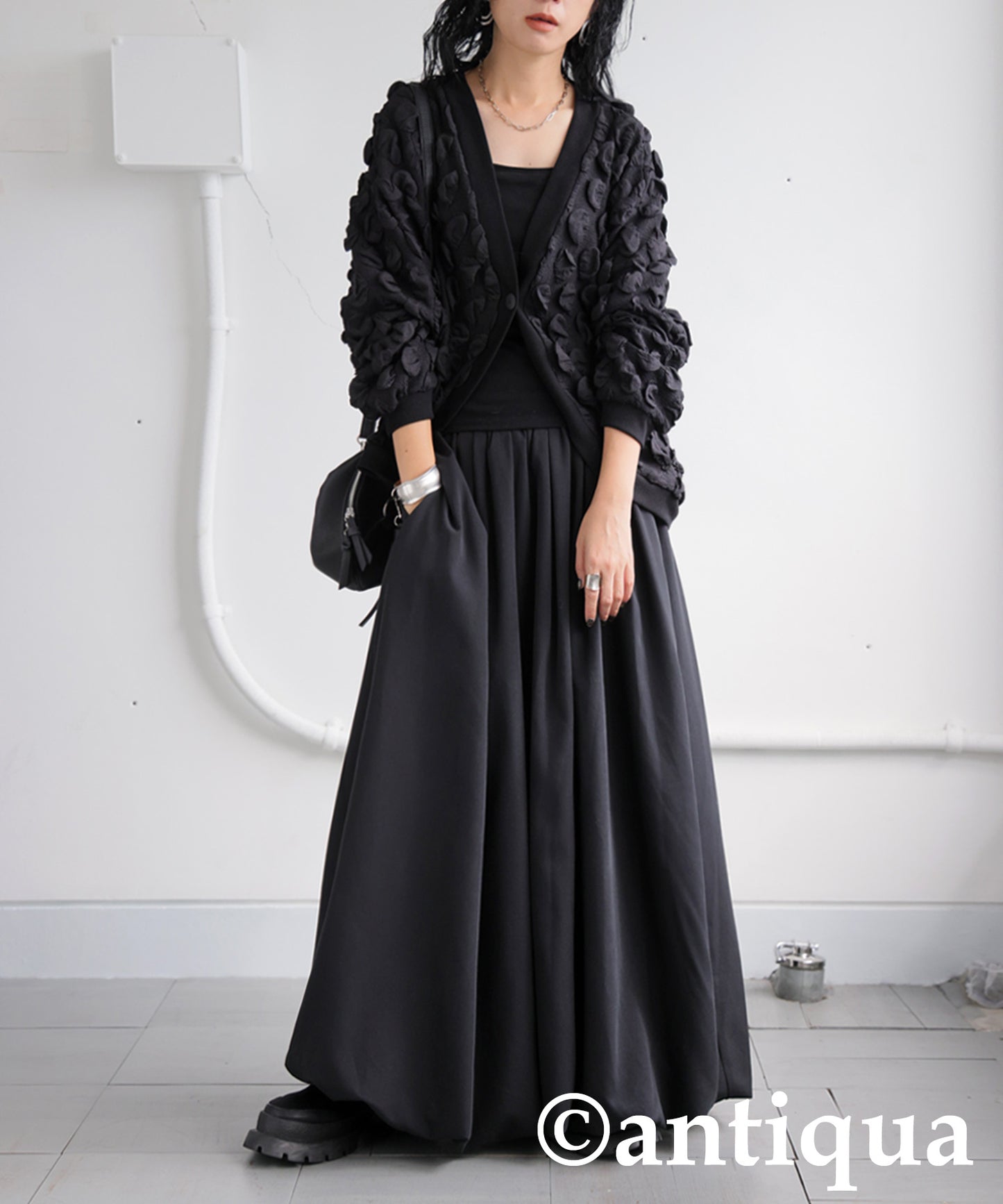 Dot Design Cardigan Ladies