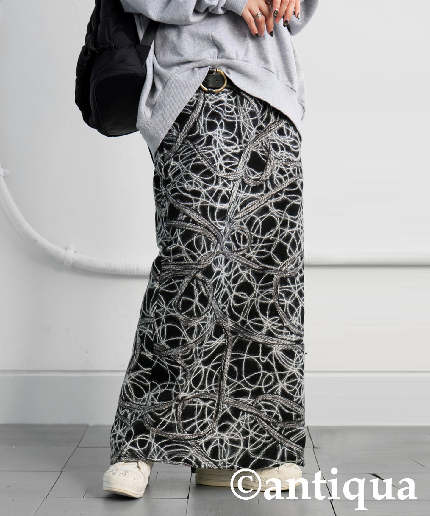 Art Pattern Skirt Ladies